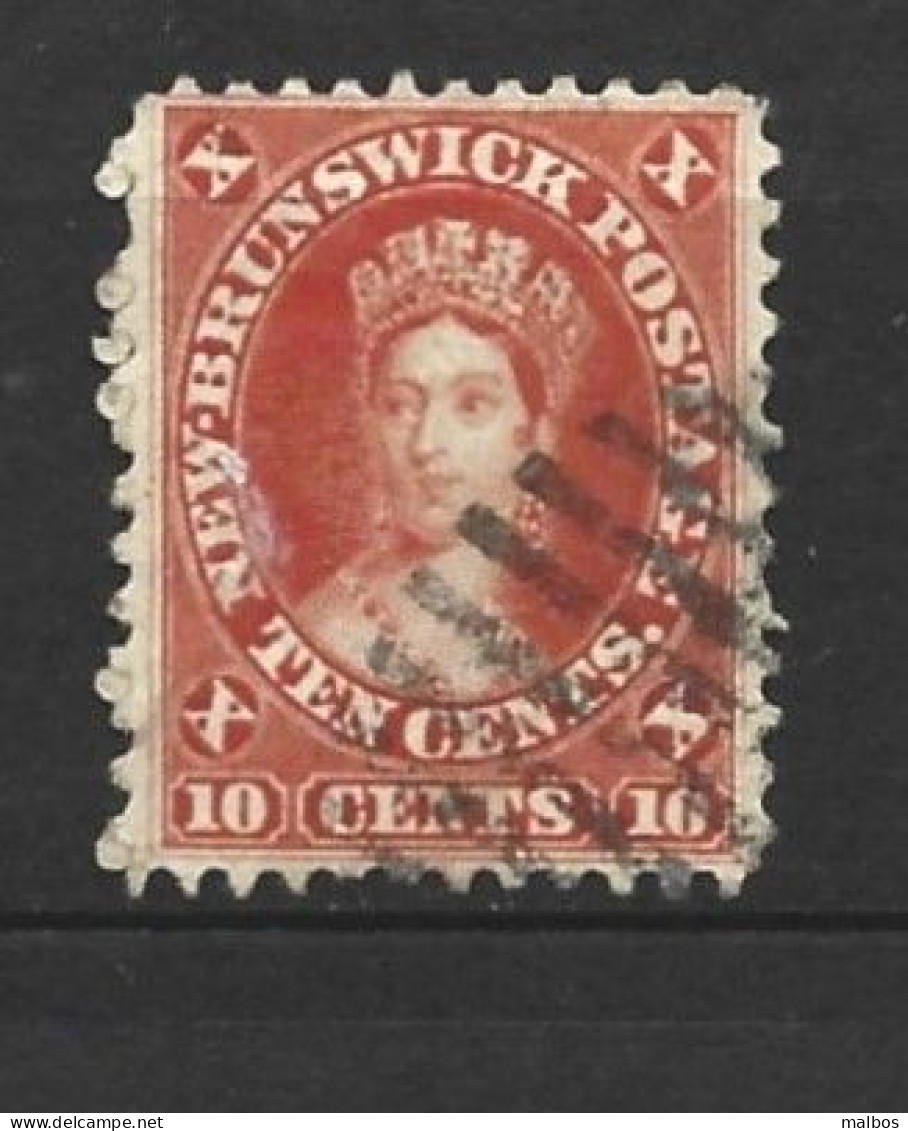 CANADA - New Brunswick  1860 - (o)  S&G 17      Red - Usados