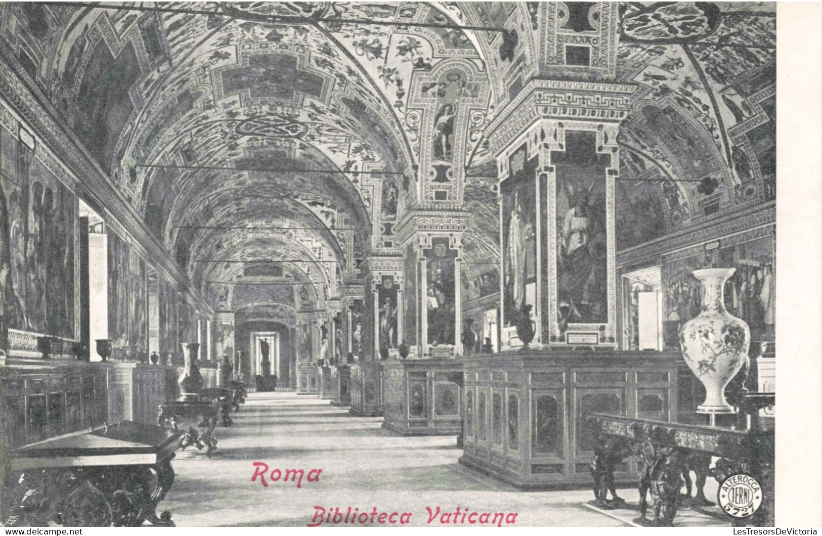 ITALIE - Roma - Biblioteca Vaticana - Carte Postale Ancienne - Autres Monuments, édifices