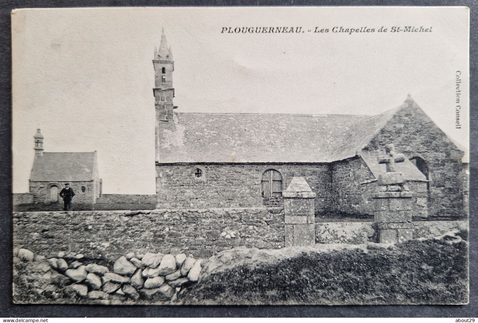 CPA 29 PLOUGUERNEAU - RARE - Les Chapelles De St. Michel - Edit. Conseil - Réf R 276 - Plouguerneau