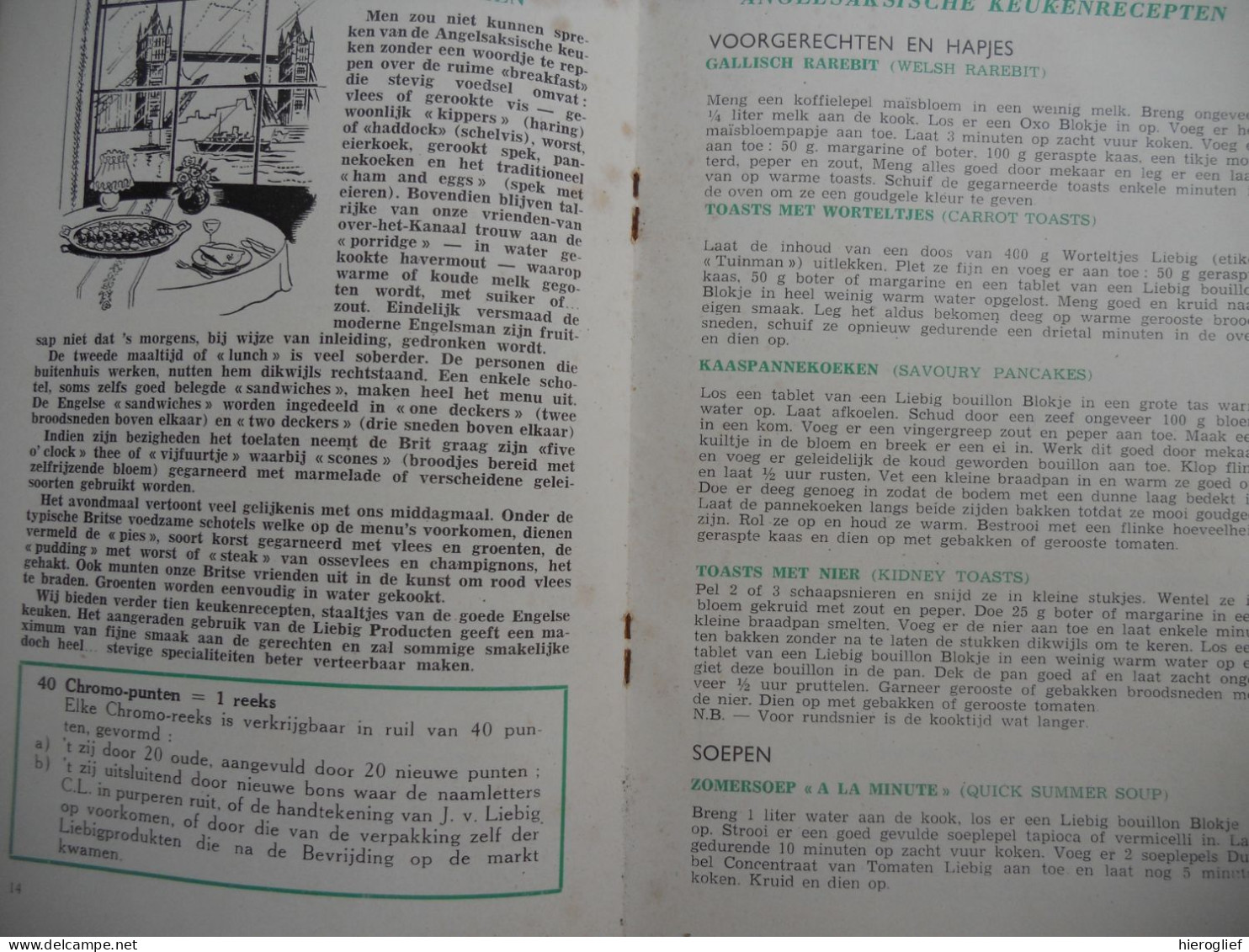 KEUS GEWESTELIJKE RECEPTEN En NATIONALE GERECHTEN Handboekje Vd Spaarzame Fijnproever LIEBIG Antwerpen - Sachbücher