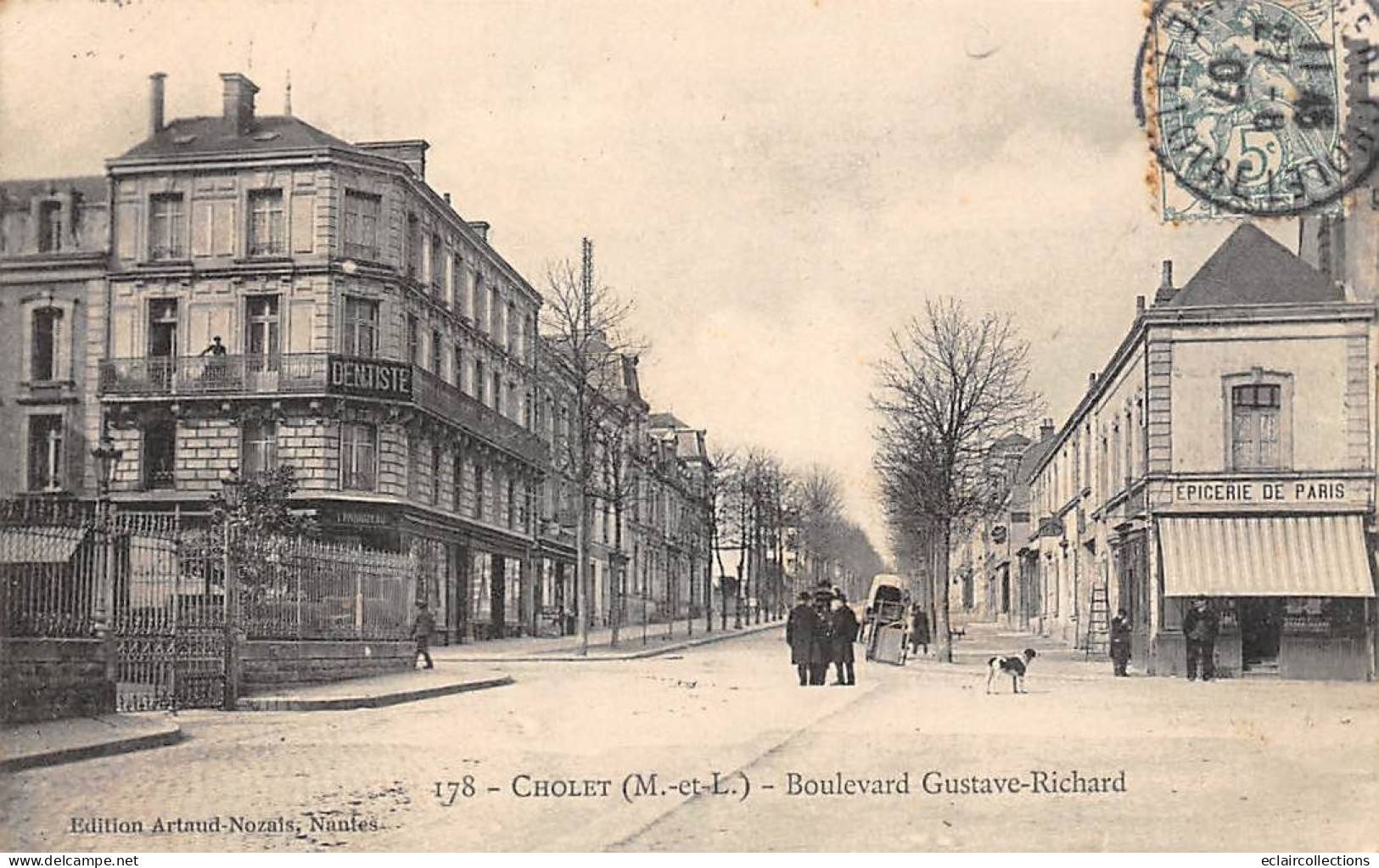 Cholet         49             Boulevard Gustave Richard    N° 178   (Voir Scan) - Cholet