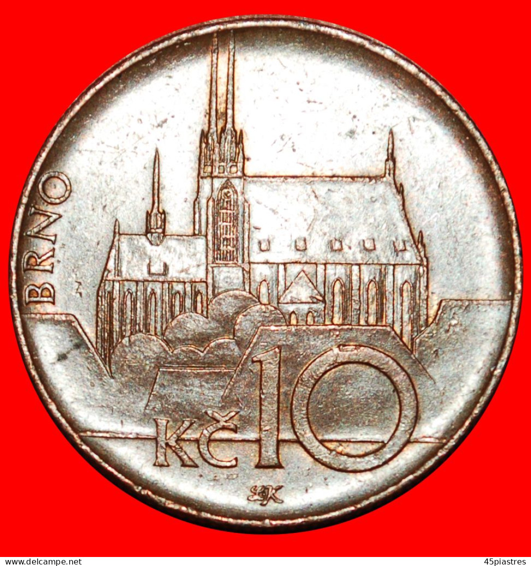 * LION (1993-2023): CZECH REPUBLIC  10 CROWNS 2008 DIES 2+B! · LOW START · NO RESERVE! - Czech Republic