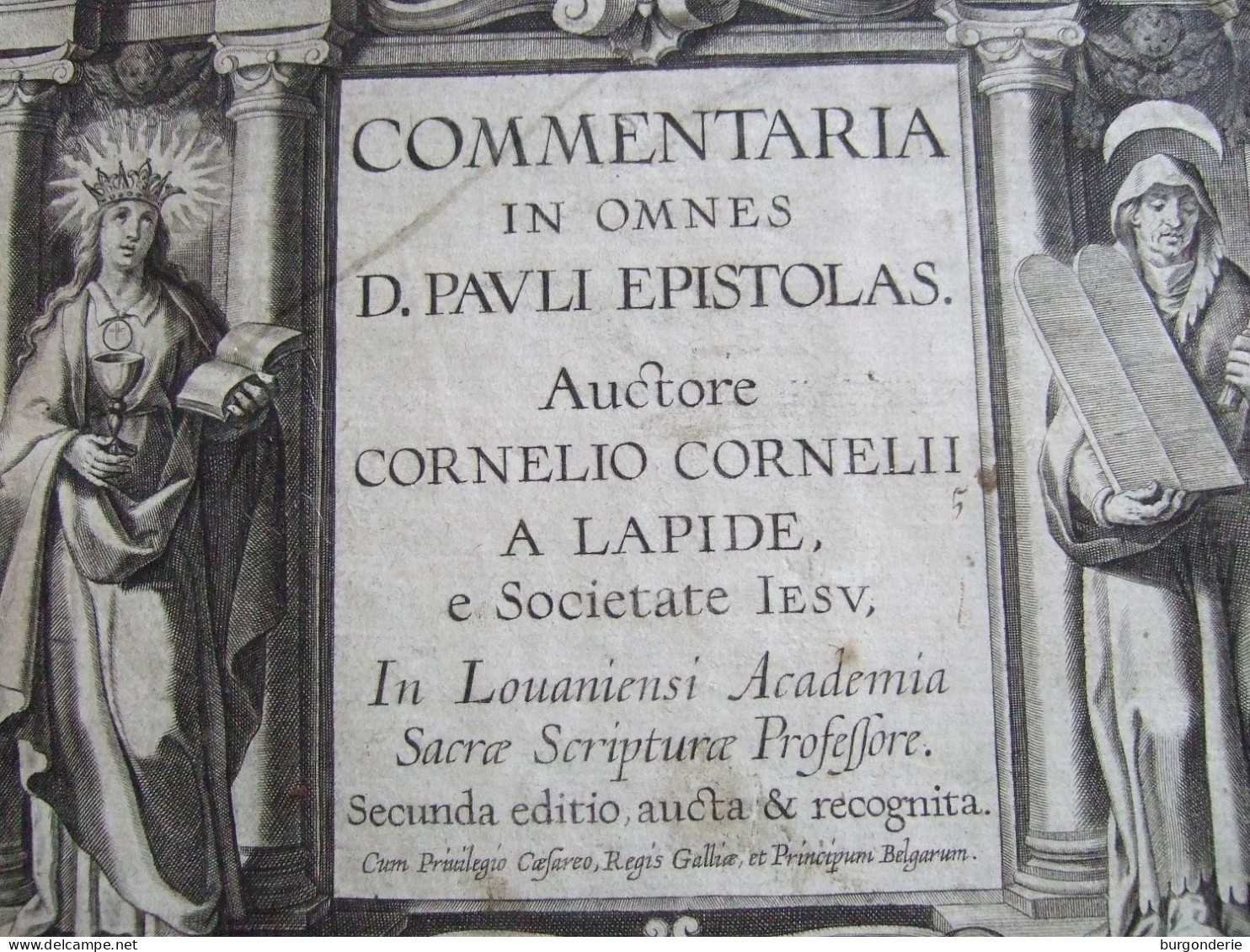 BIBLE / EPIST PAULI DE 1617