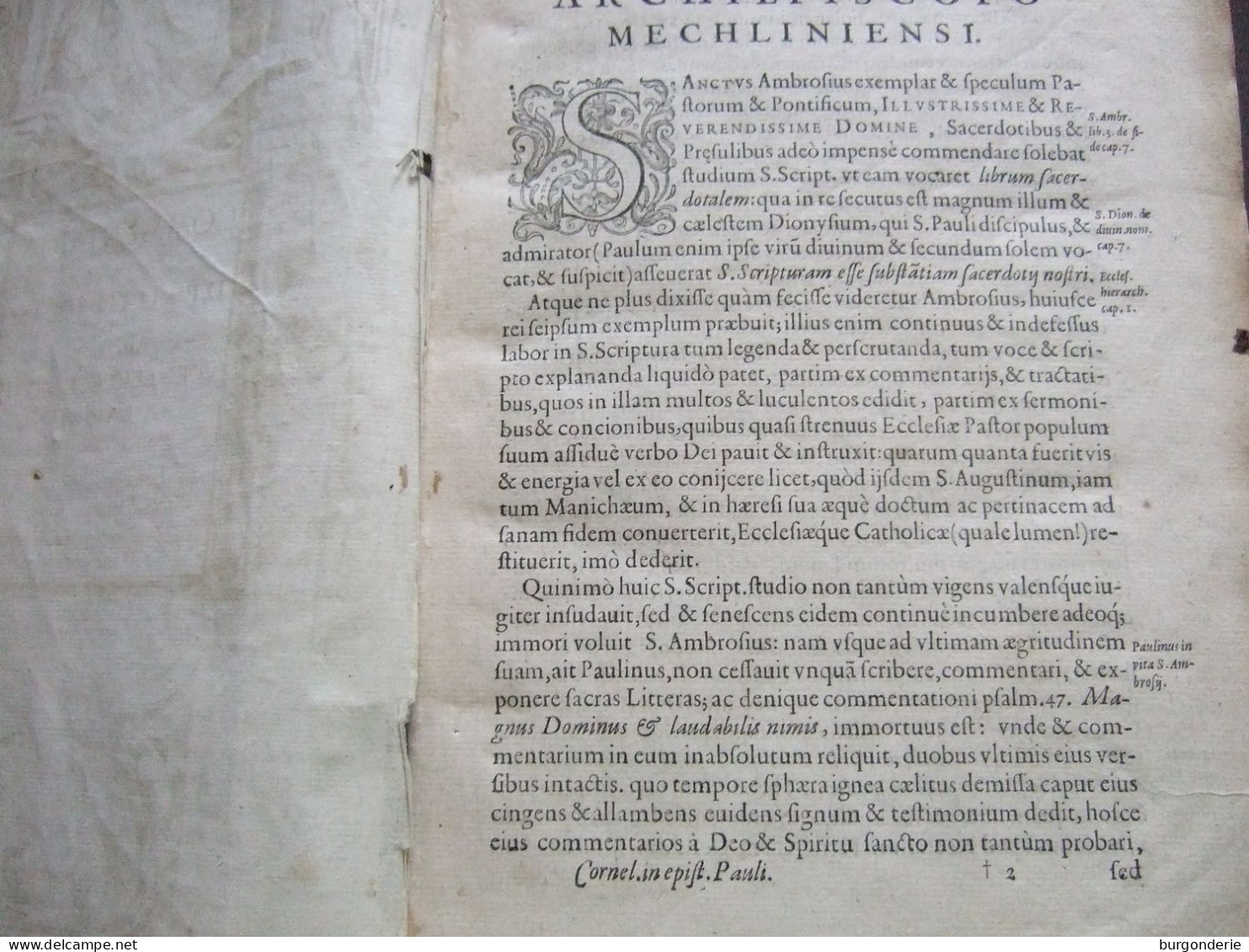 BIBLE / EPIST PAULI DE 1617