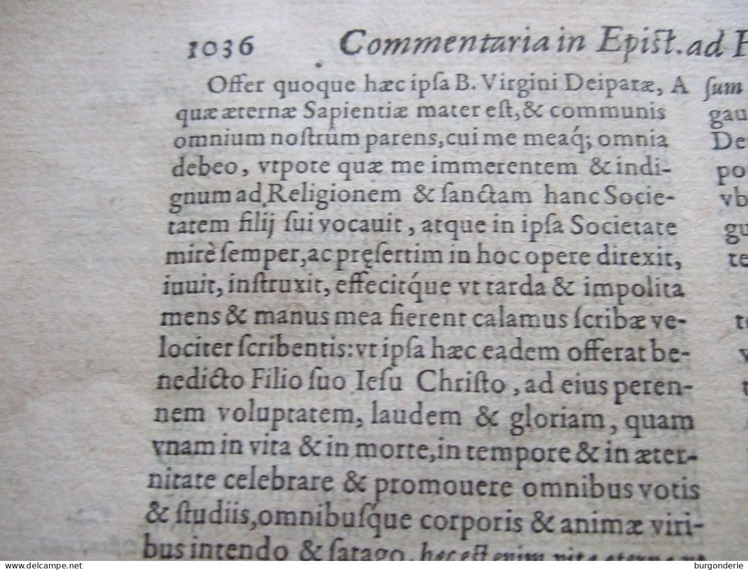 BIBLE / EPIST PAULI DE 1617