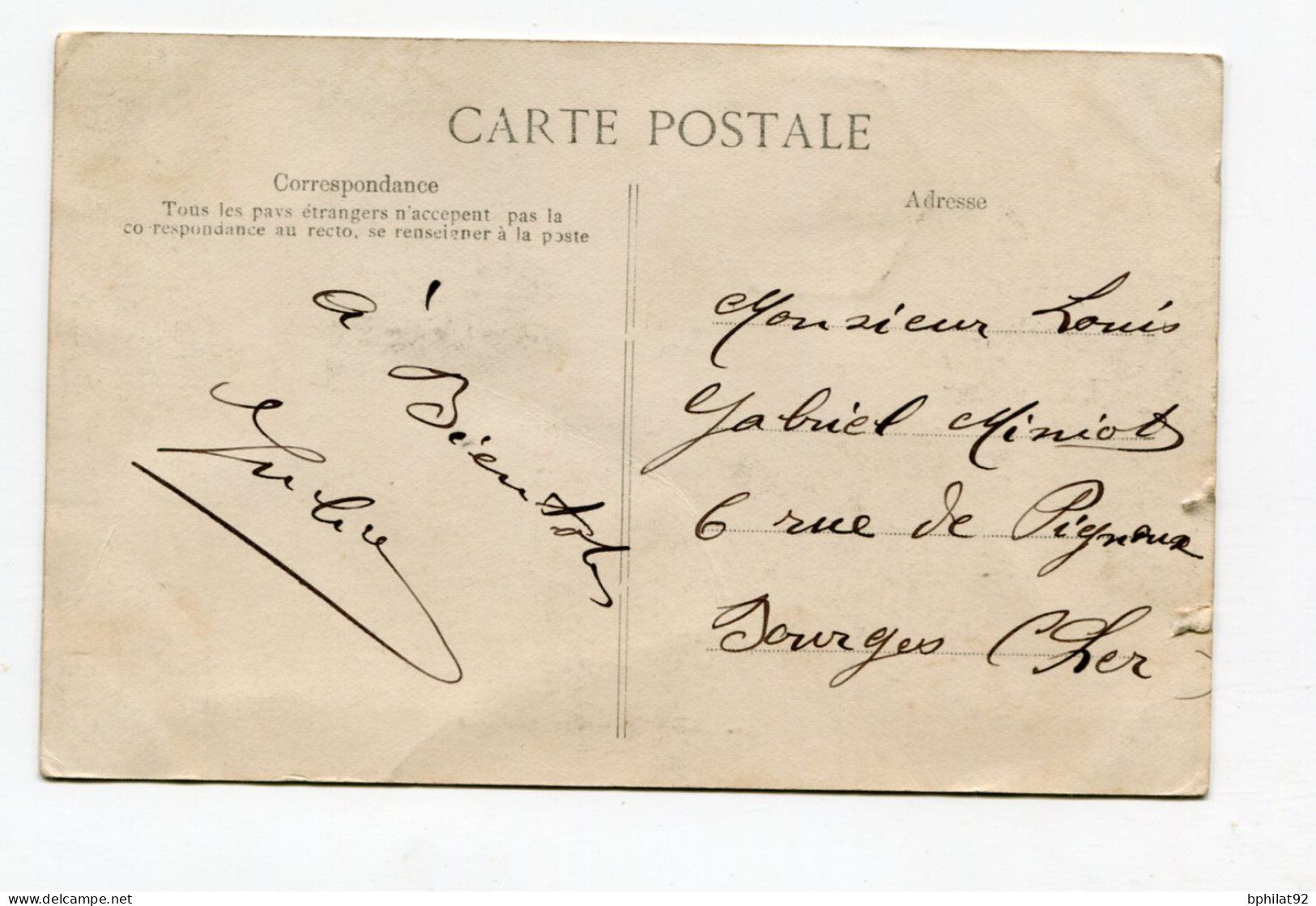 !!! CPA DU MEETING DE REIMS BETHENY DE 1910, CACHET HEXAGONAL SPECIAL ET VIGNETTE - Lettere