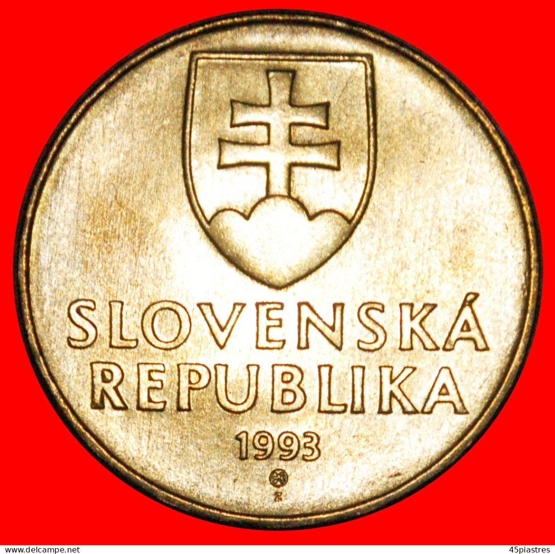 * CHRISTIANITY (1993-2008): SLOVAKIA  10 CROWNS 1993 UNC MINT LUSTRE! · LOW START · NO RESERVE! - Slovaquie