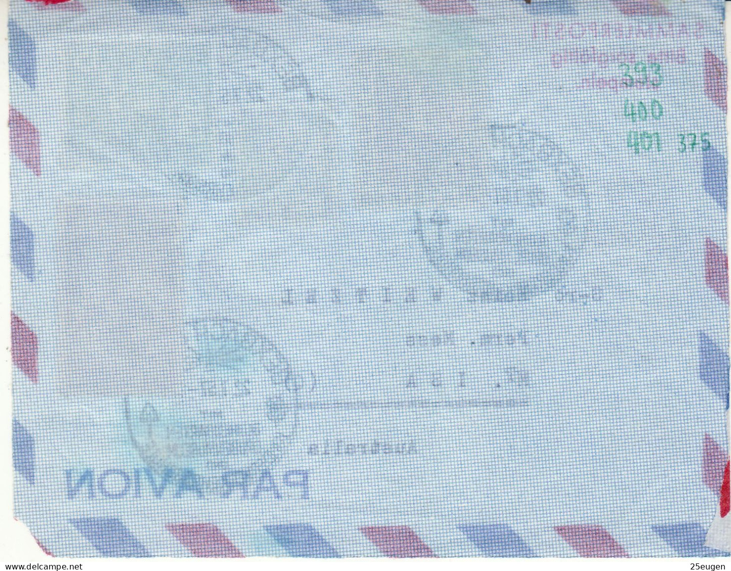 SAAR 1957  LETTER SENT FROM BEXBACH TO Mt.ISA AUSTRALIA /PIECE OF COVER/ - Cartas & Documentos