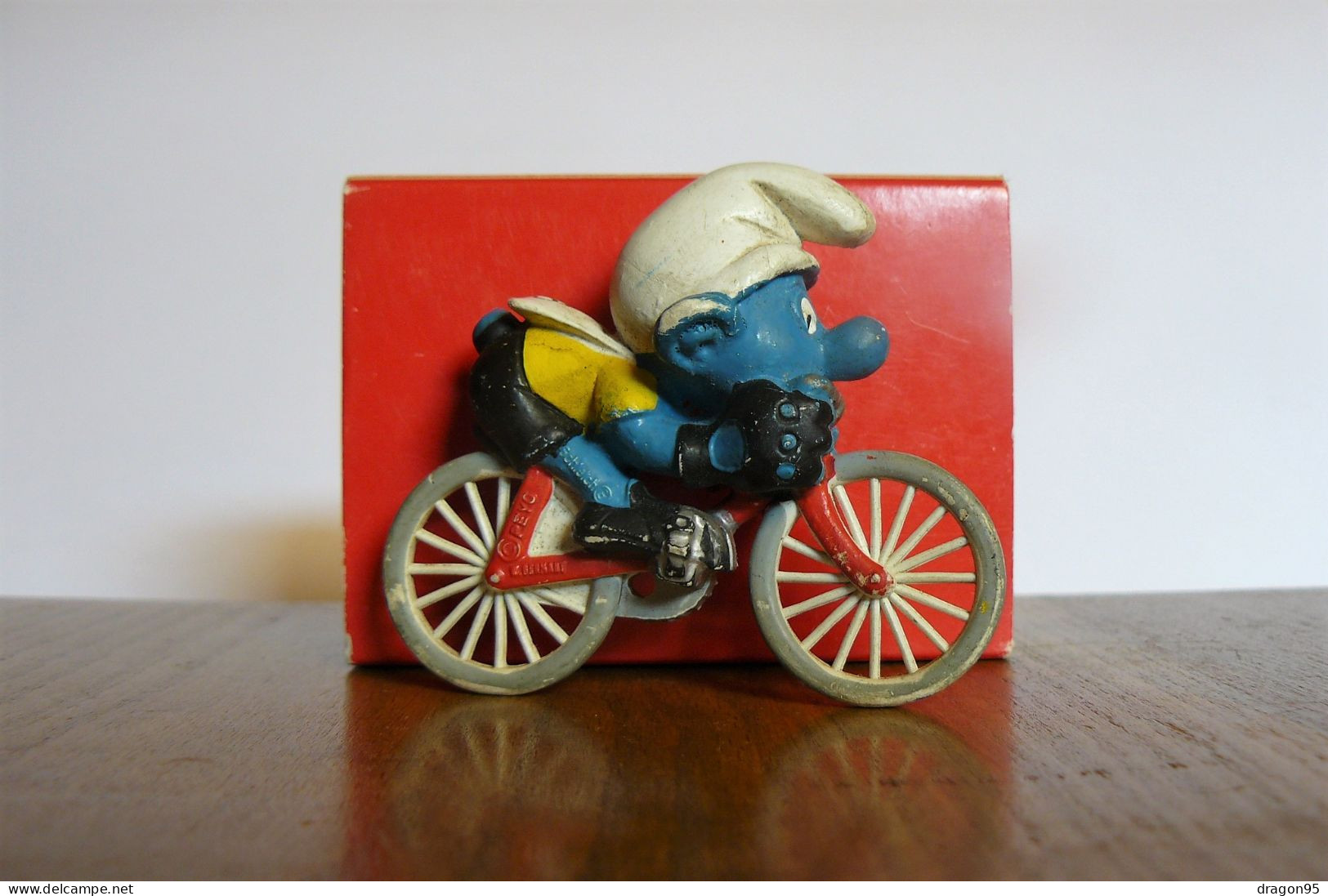 Figurine Schtroumpf à Vélo - Schleich - Allemagne - Peyo - Smurfs