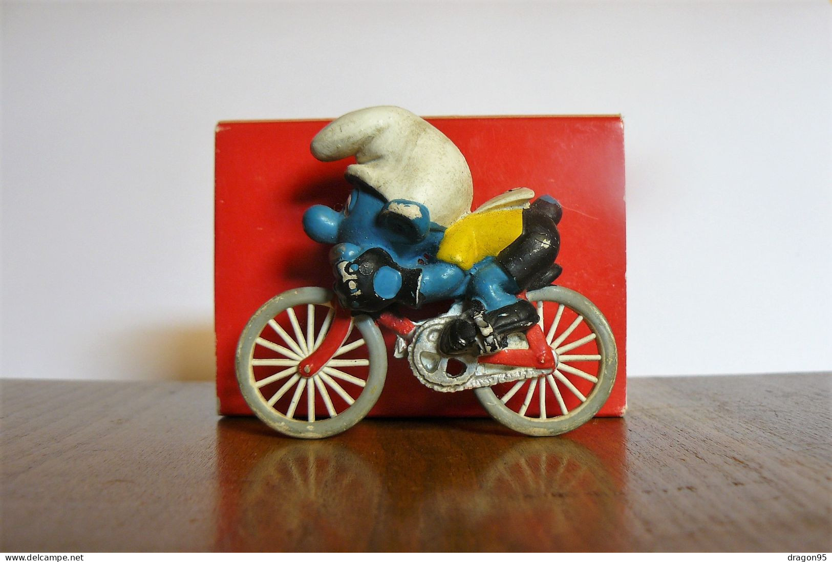 Figurine Schtroumpf à Vélo - Schleich - Allemagne - Peyo - Smurfs