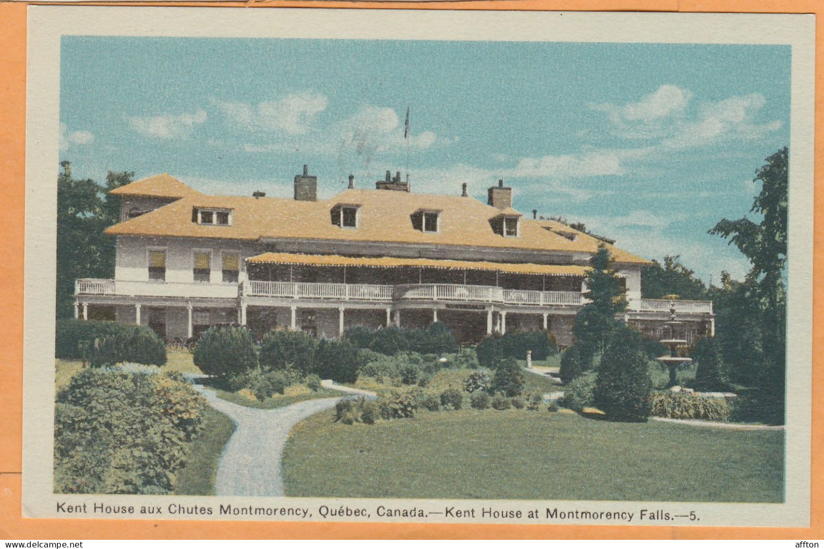 Montmorency Falls Quebec Canada Old Postcard - Cataratas De Montmorency