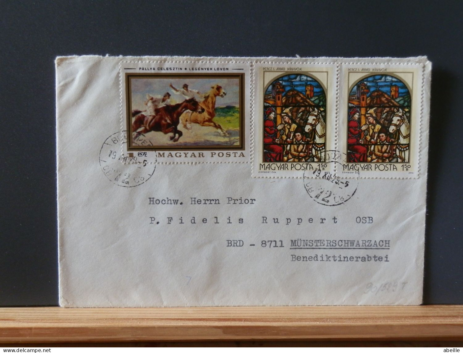 90/529T LETTRE HONGRIE 1979 - Lettres & Documents