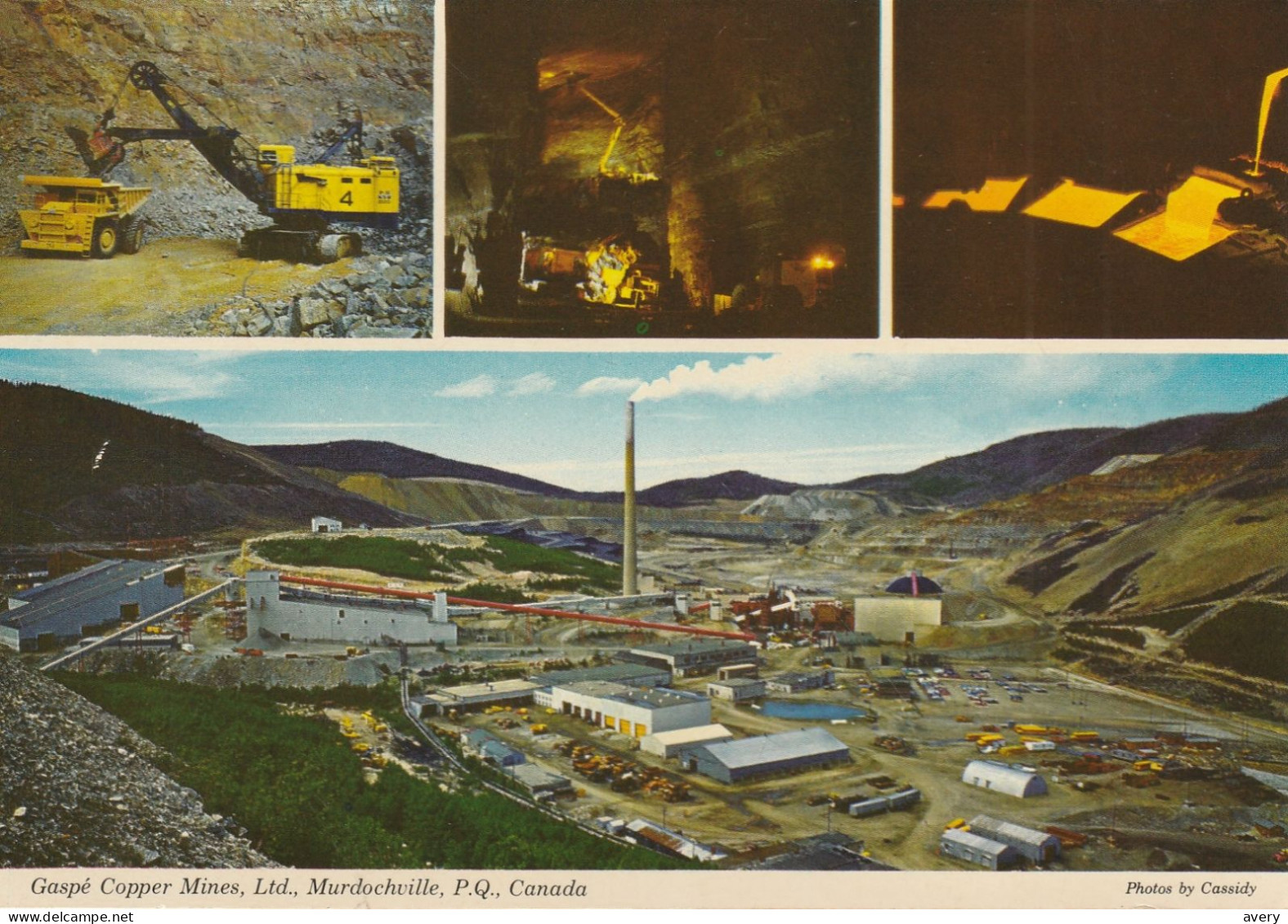 Gaspe Copper Mines, Ltd., Murdochville, Quebec - Gaspé