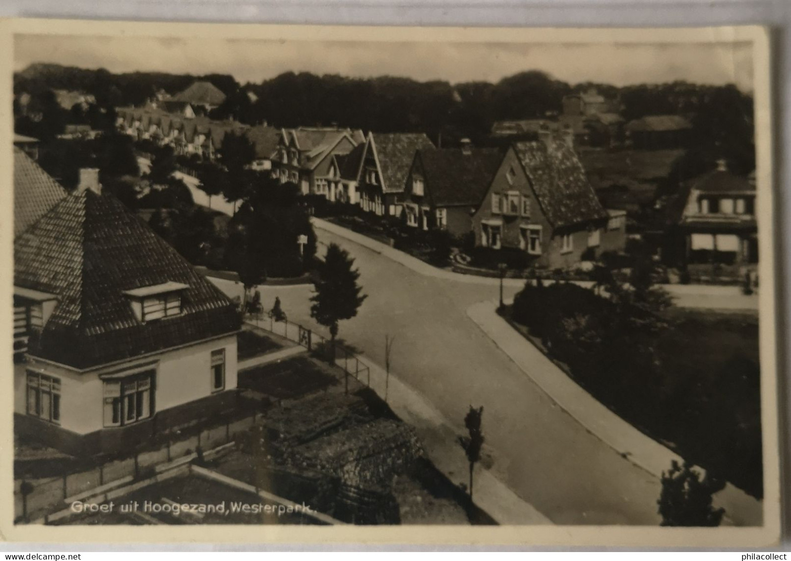 Hoogezand (Grn.) Groeten Uit - Westerpark  1936 - Hoogezand