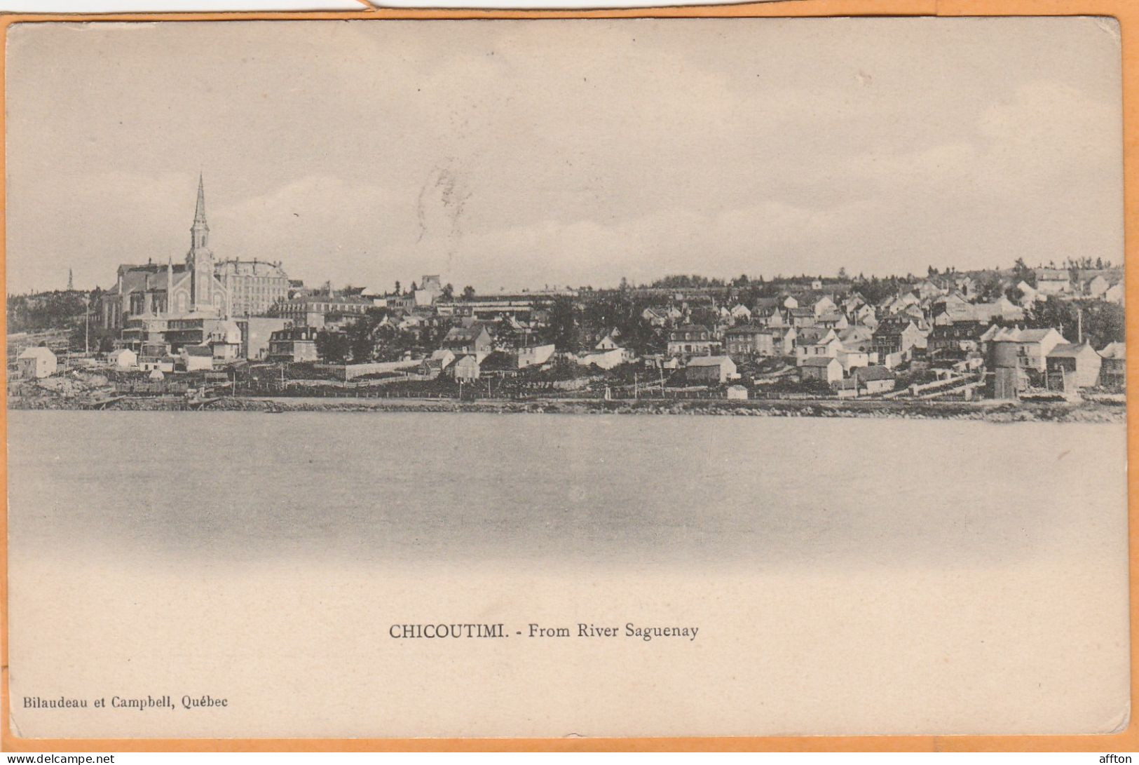 Chicoutimi Quebec Canada Old Postcard - Chicoutimi