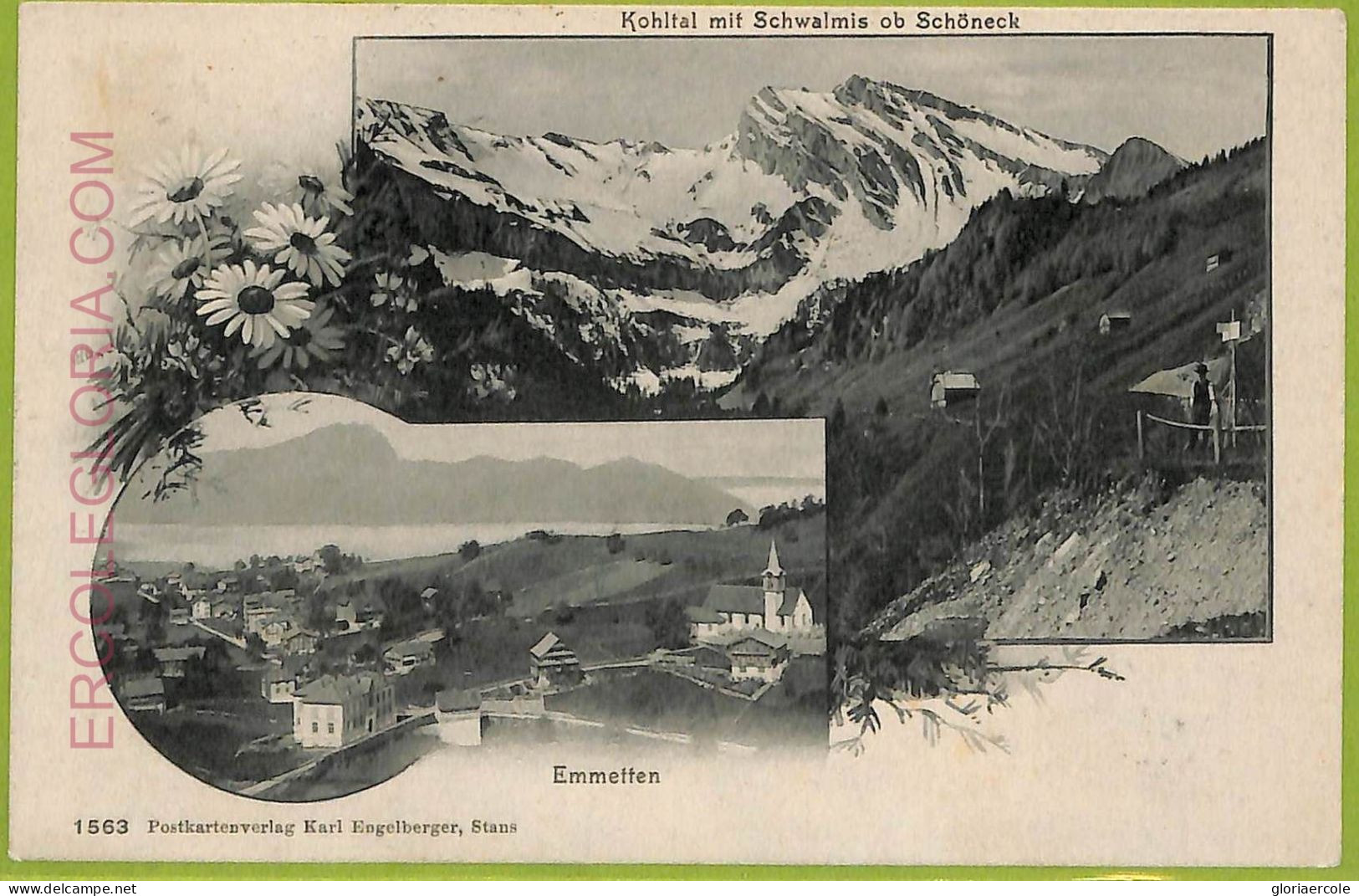 Ad4227 - SWITZERLAND Schweitz - Ansichtskarten VINTAGE POSTCARD - Emmetten -1908 - Emmetten