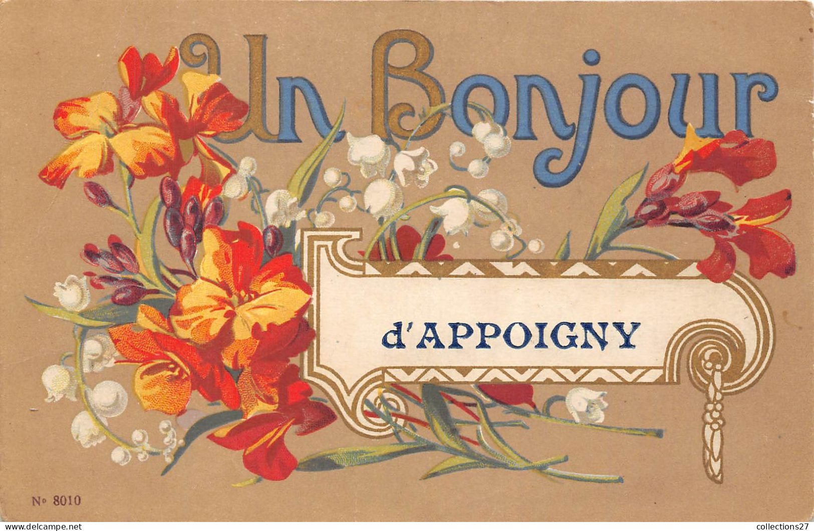 89-APPOIGNY- UN BONJOUR D'APPOIGY - Appoigny