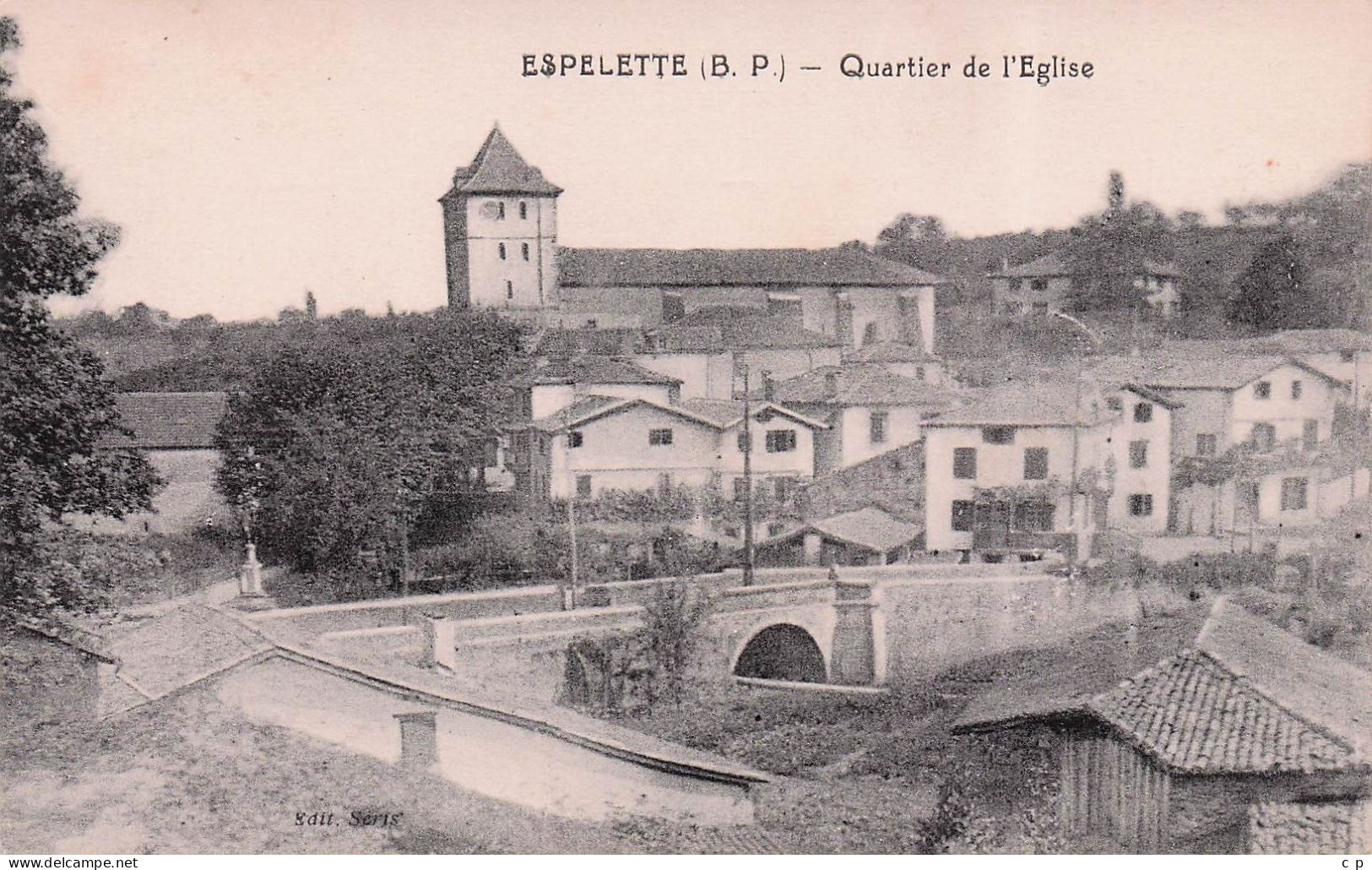 Espelette -  Quartier De L'Eglise - CPA°J - Espelette