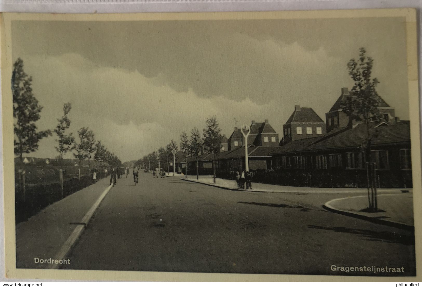 Dordrecht (ZH) Gragensteijnstraat 1934 Adreszijde Sleets - Dordrecht