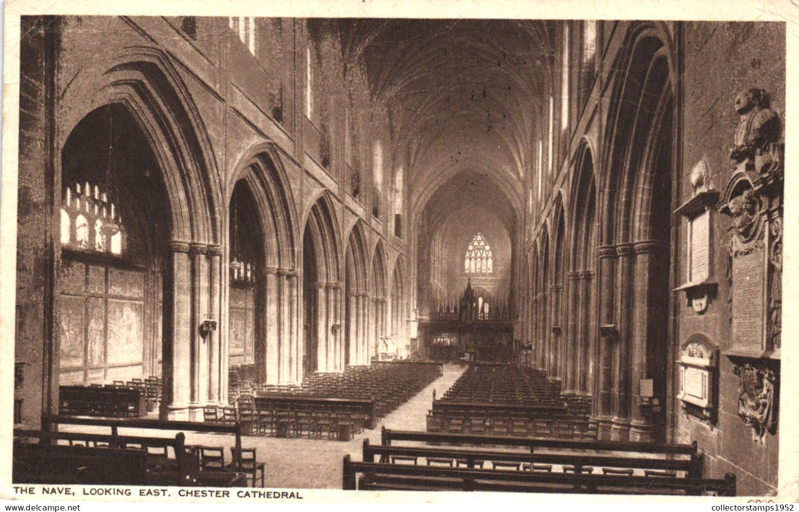 CHESHIRE, CHESTER, THE NAVE, LOOKING EAST, CATHEDRAL, CHURCH, UNITED KINGDOM - Chester