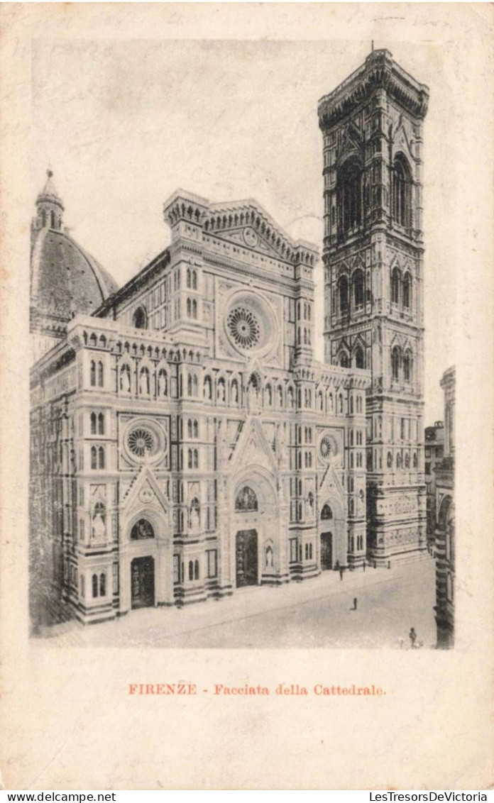 ITALIE - Firenze - Facciata Della Cattedrale -  Carte Postale Ancienne - Firenze (Florence)