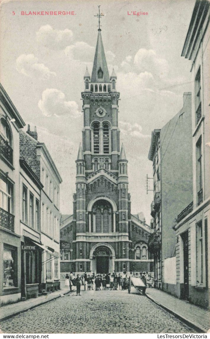 BELGIQUE - Blankenberghe - L'Eglise -  Carte Postale Ancienne - Brugge