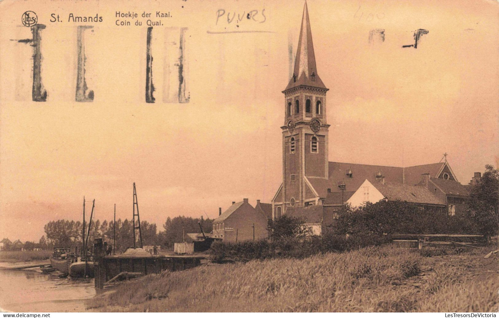 BELGIQUE - Saint Amands - Coin Du Quai -  Carte Postale Ancienne - Mechelen