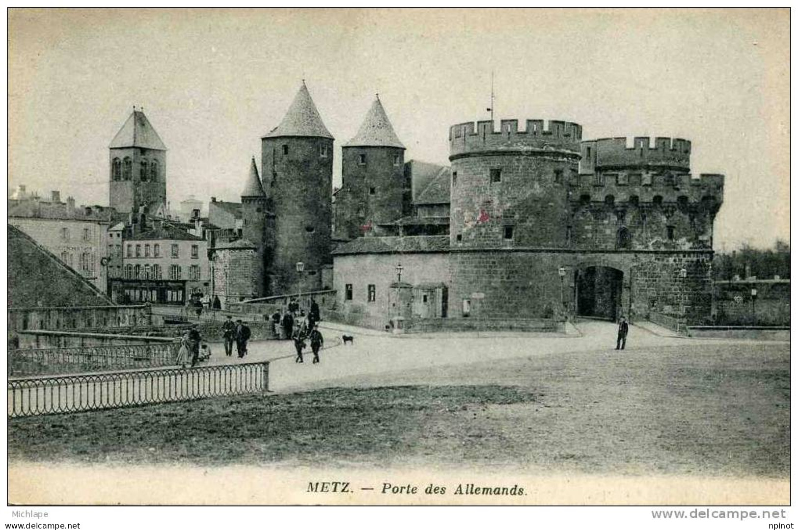 PORTE DES ALLEMANDS  ANIMATION PARFAIT ETAT - Metz Campagne