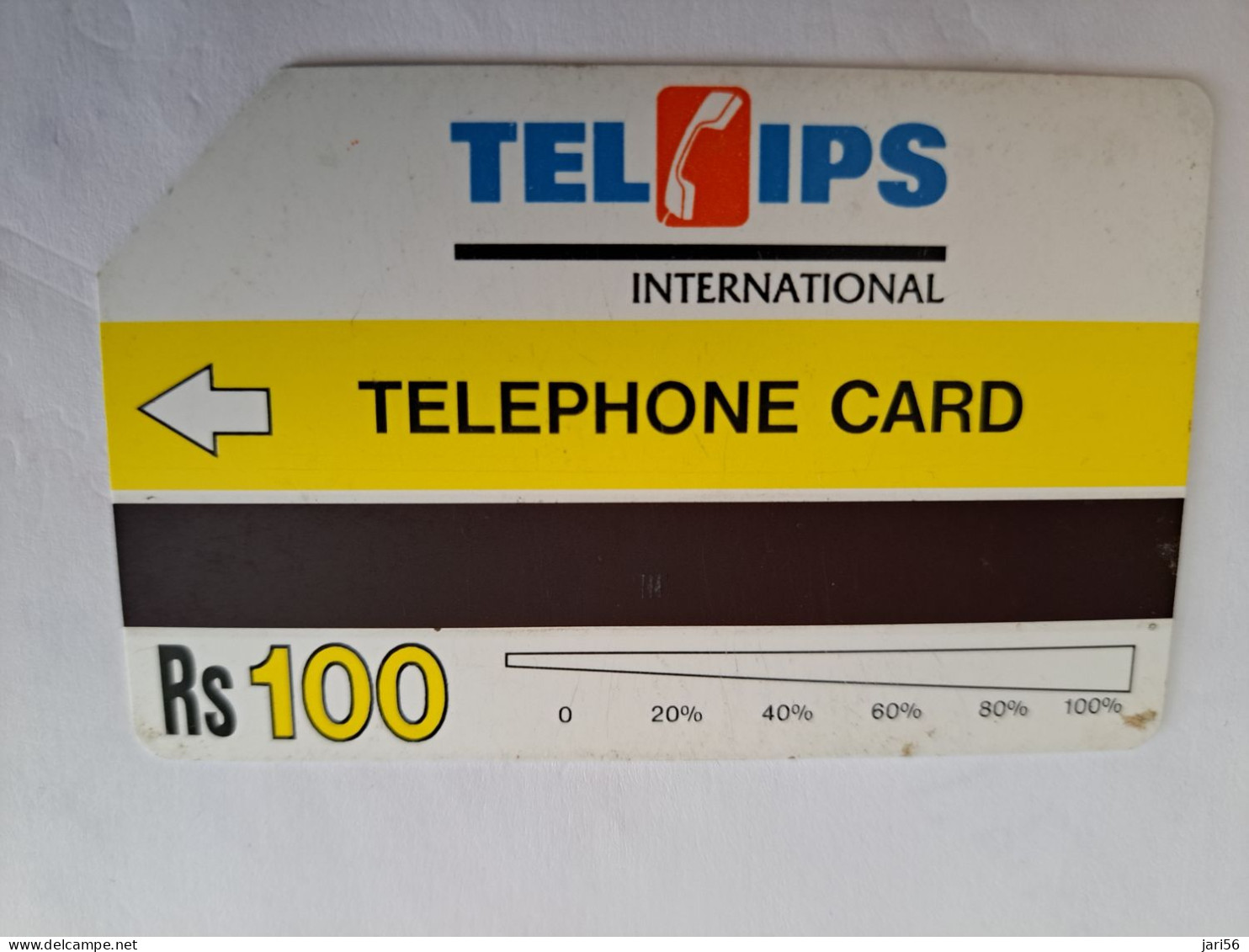 PAKISTAN  TELIPS /  CARD RS 100 URMET SYSTEM  CSA TJECH AIRPLANE/ USED        ** 15005** - Pakistán