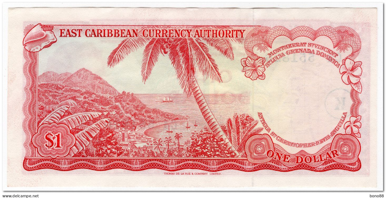 EAST CARIBBEAN STATES,ST.KITTS,1965,P.13k,XF - Caraïbes Orientales