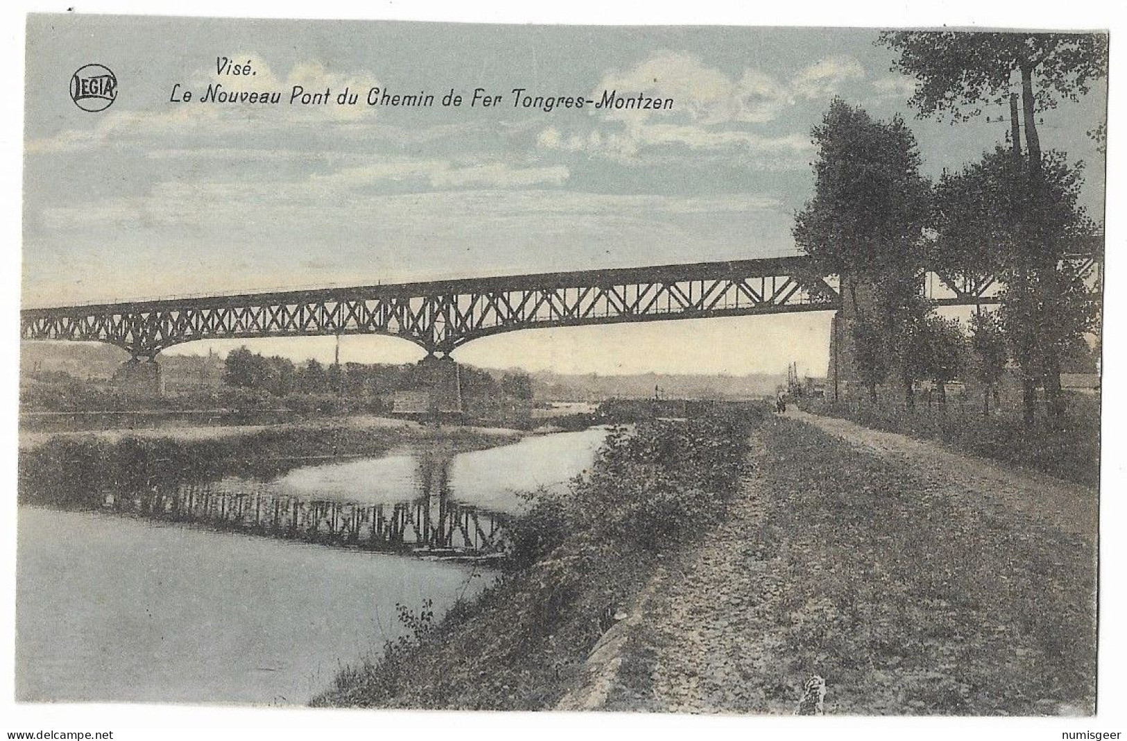 VISE  --  Le Nouveau Pont Du Chemin De Fer Tongres-Montzen - Wezet