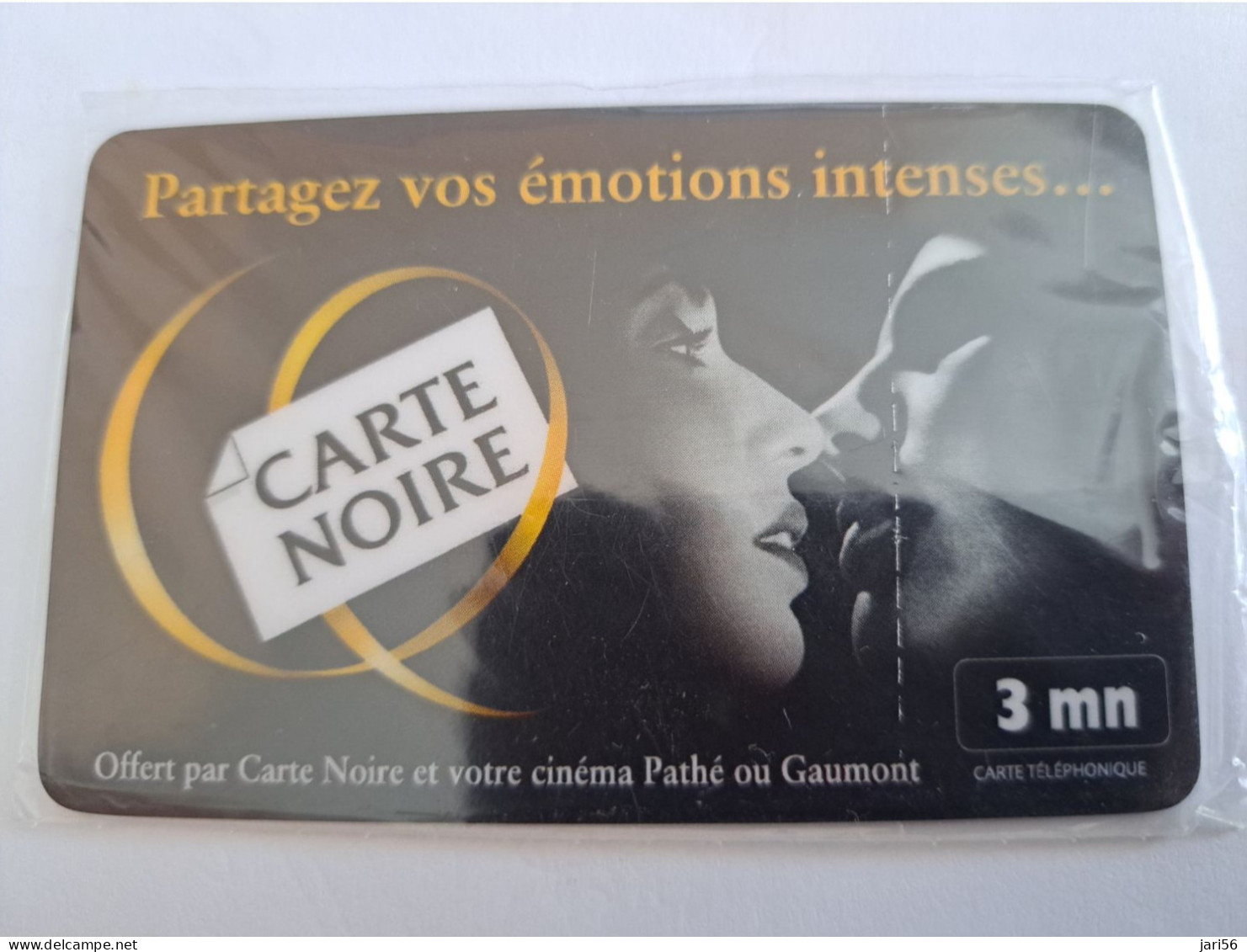 FRANCE/FRANKRIJK  /PREPAID  /3 MINUTES/ CARTE NOIRE / TISCALI / MINT CARD IN WRAPPER        ** 15013** - Mobicartes (GSM/SIM)