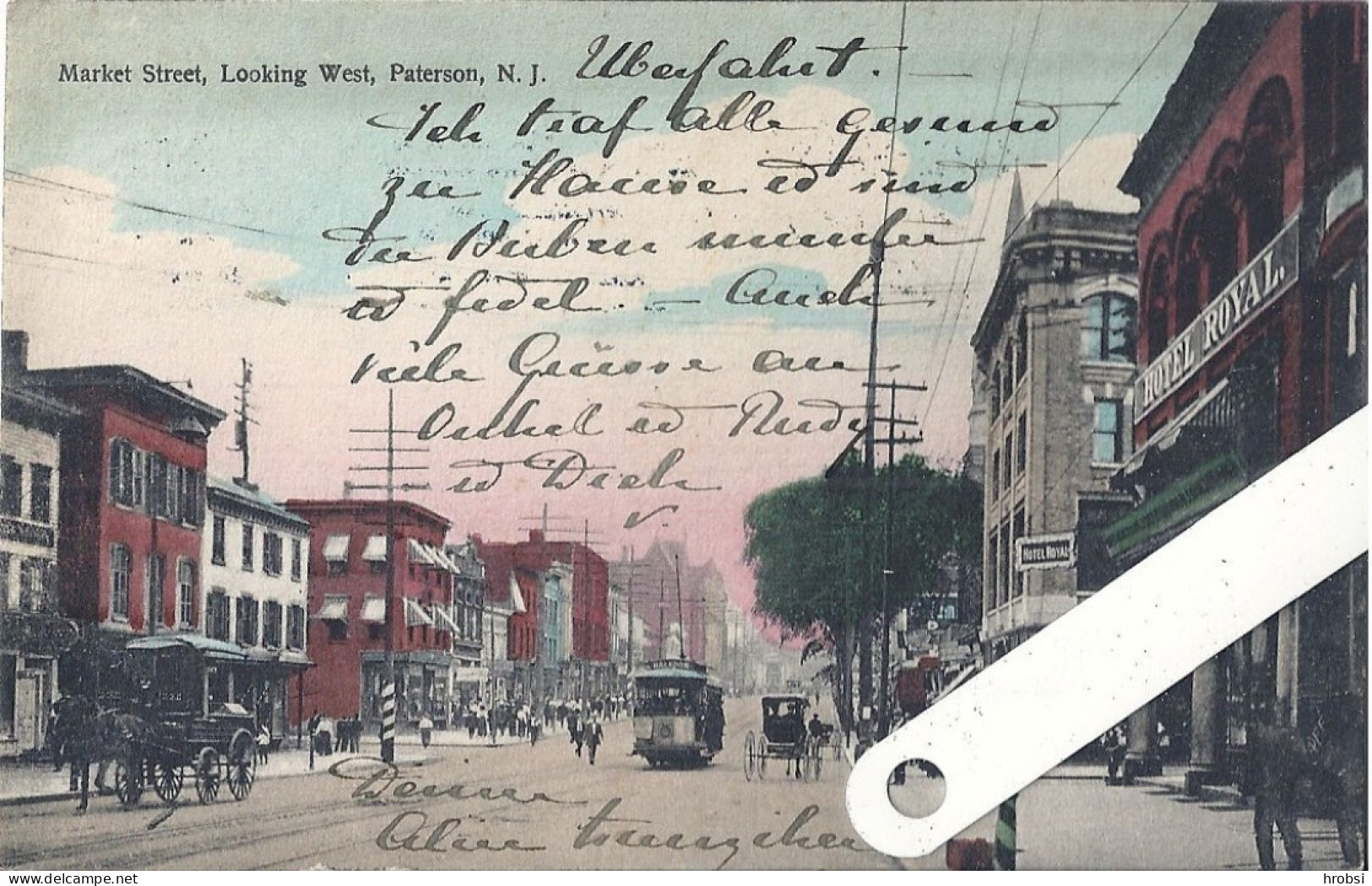 New Jersey, Paterson, Market Street, Looking West - Paterson