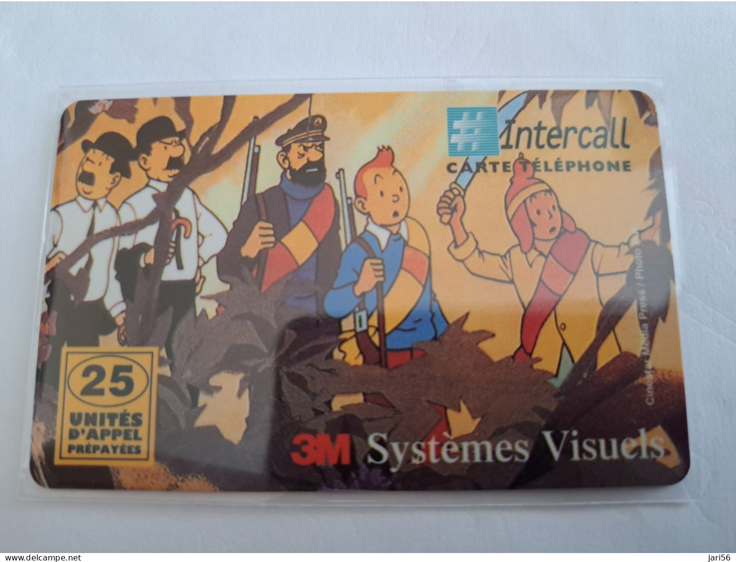 FRANCE/  /PREPAID  /INTERCALL/ TIN TIN / KUIFJE /  /3M SYSTEMS / 25 UNITS/ TIRAGE 3700 EX!!  / MINT CARD    ** 15015** - Voorafbetaalde Kaarten: Gsm
