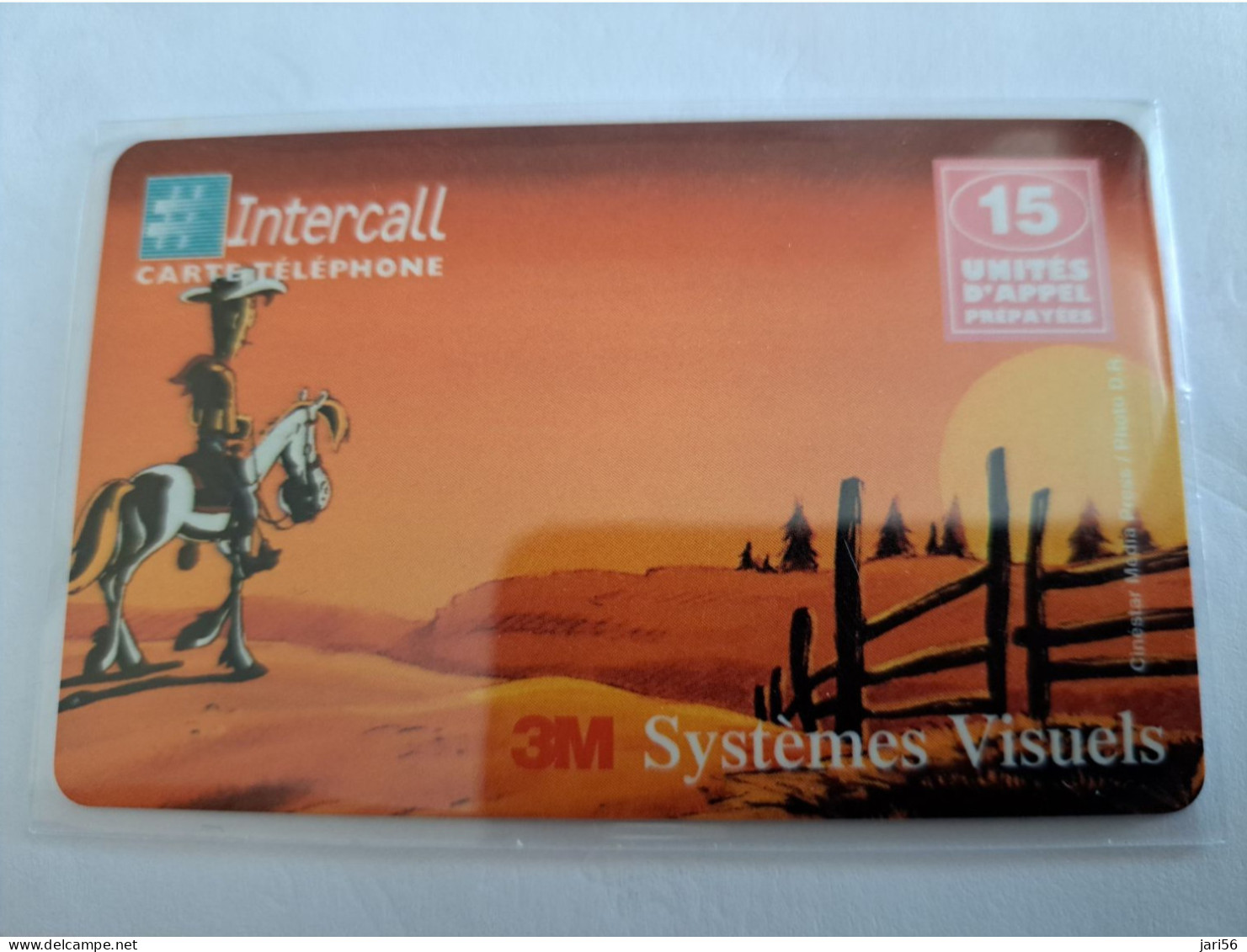 FRANCE/  /PREPAID  /INTERCALL/ LUCKY LUKE/ HORSE JOLLY/ 3M SYSTE / 15 UNITS/ TIRAGE 8200 EX!!  / MINT CARD    ** 15016** - Voorafbetaalde Kaarten: Gsm