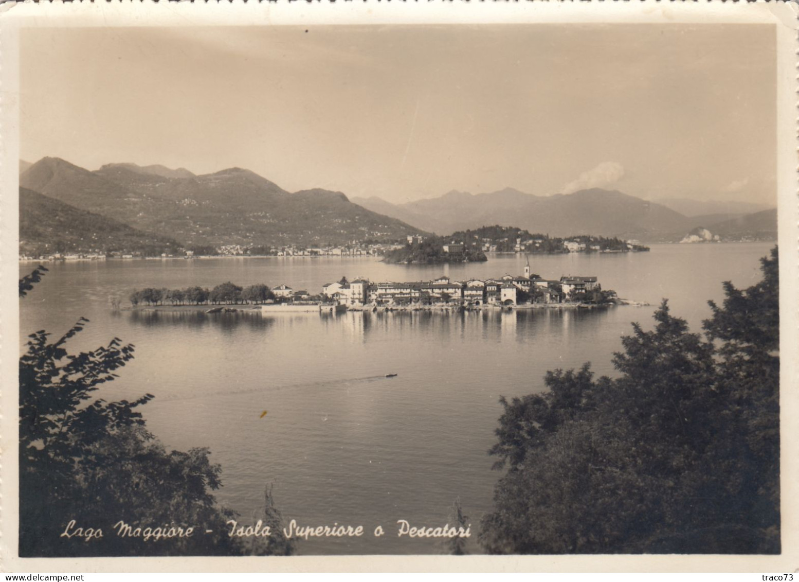 LAGO MAGGIORE  /  Isola Superiore O Dei Pestatori _ Viaggiata - Carrara