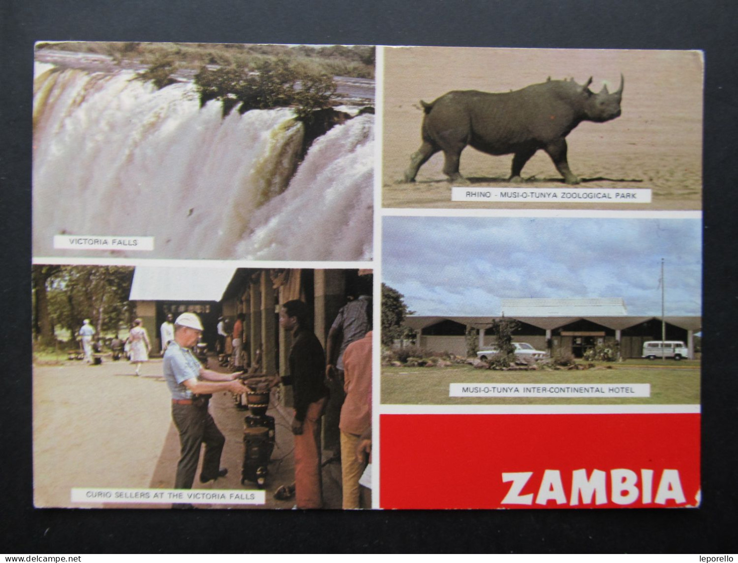 AK ZAMBIA Rhino Zoo Hotel Used /// D*56900 - Zambia