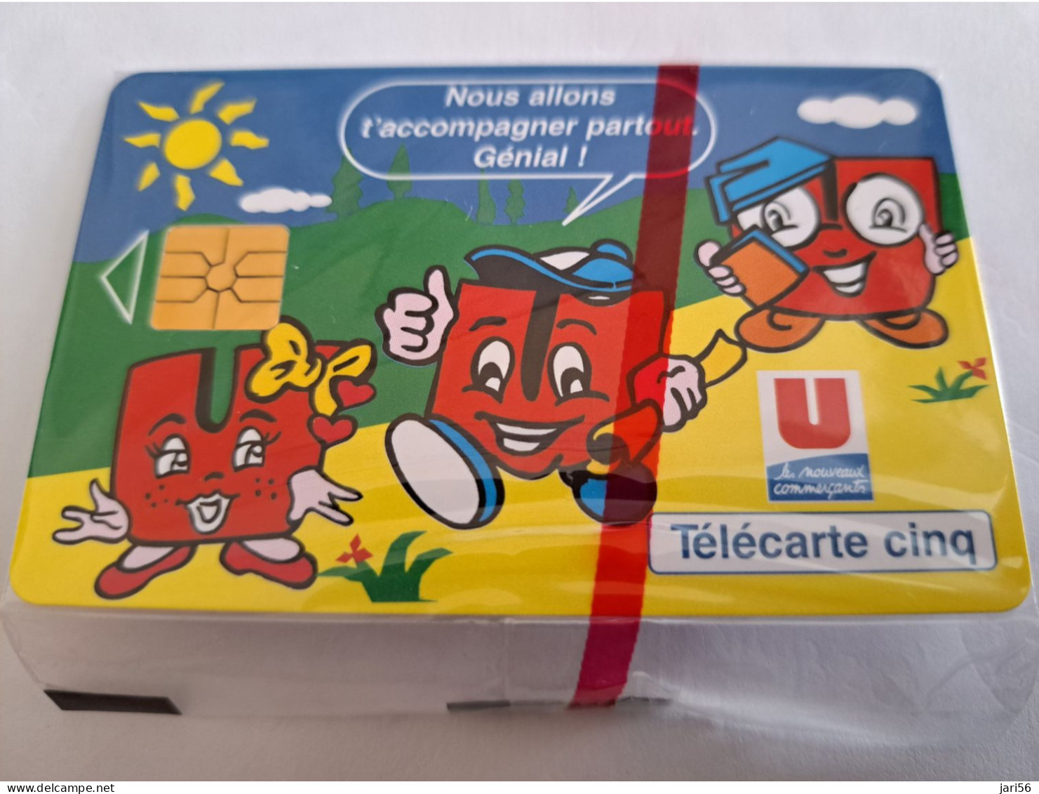 FRANCE/FRANKRIJK   CHIPCARD / PRIVE/ TELECARTE CINQ/ NOUS ALLONS/ CARTOON  /  /  MINT IN WRAPPER     ** 15019** - Per Cellulari (telefonini/schede SIM)