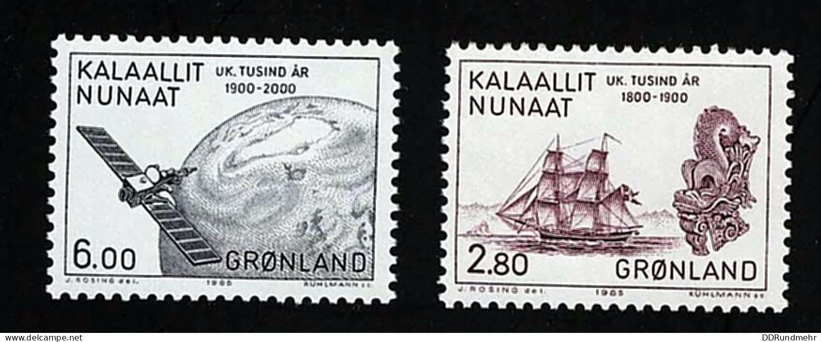 1985 Colonization  Michel GL 157 - 158 Stamp Number GL 156 - 157 Yvert Et Tellier GL 145 - 146  Xx MNH - Nuevos