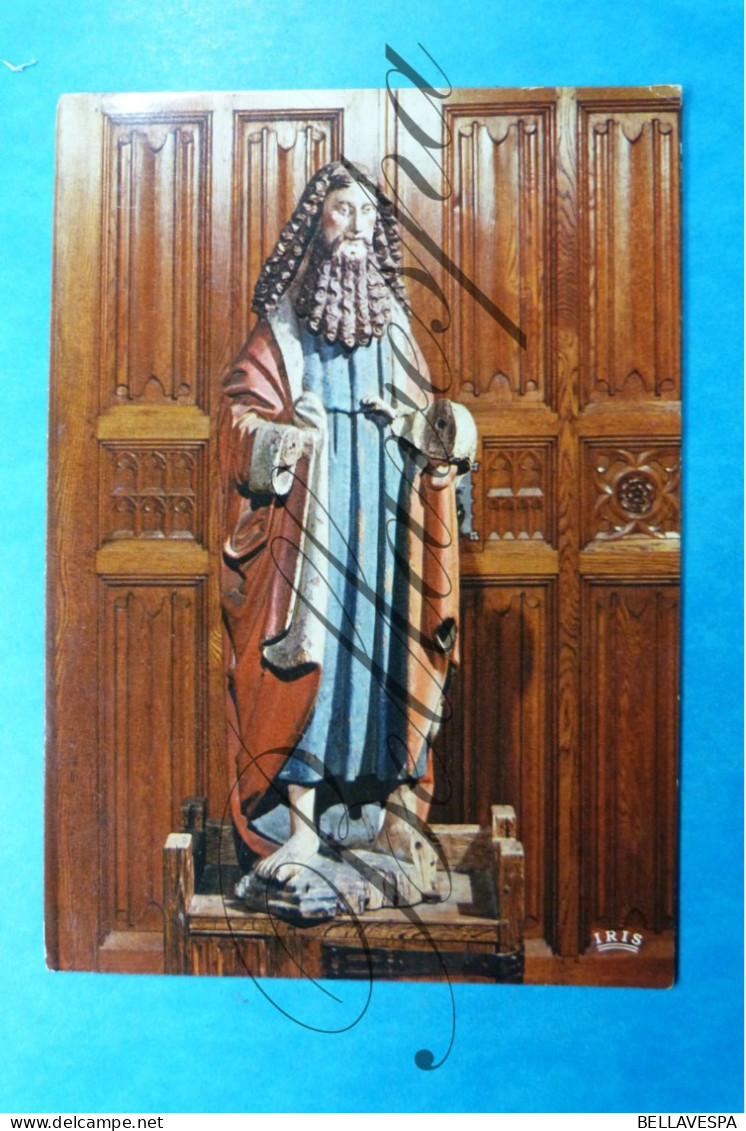 Loppem Kasteel Chateau Bois Sculpté Polychrome - Saints