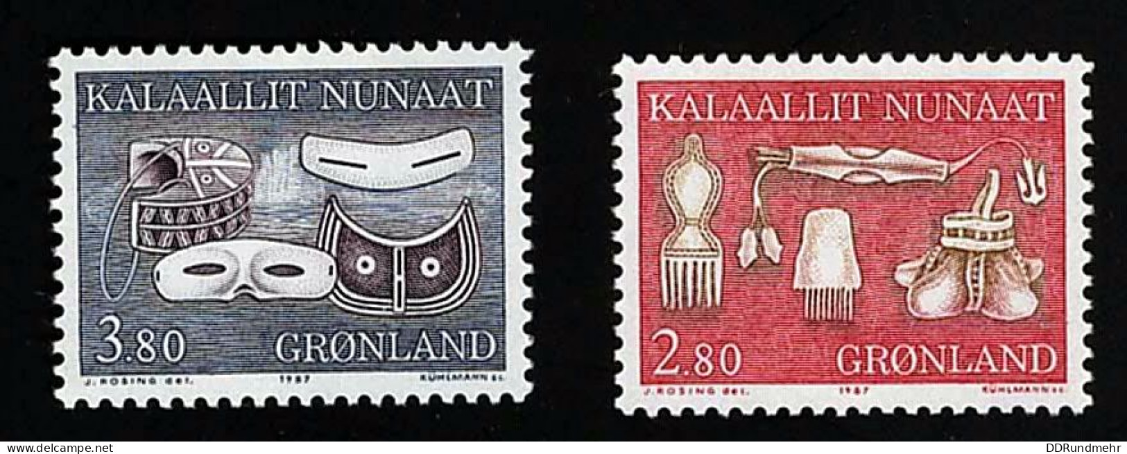 1987 Old Artifacts  Michel GL 174 - 175 Stamp Number GL 165 - 166 Yvert Et Tellier GL 162 - 163 Xx MNH - Neufs