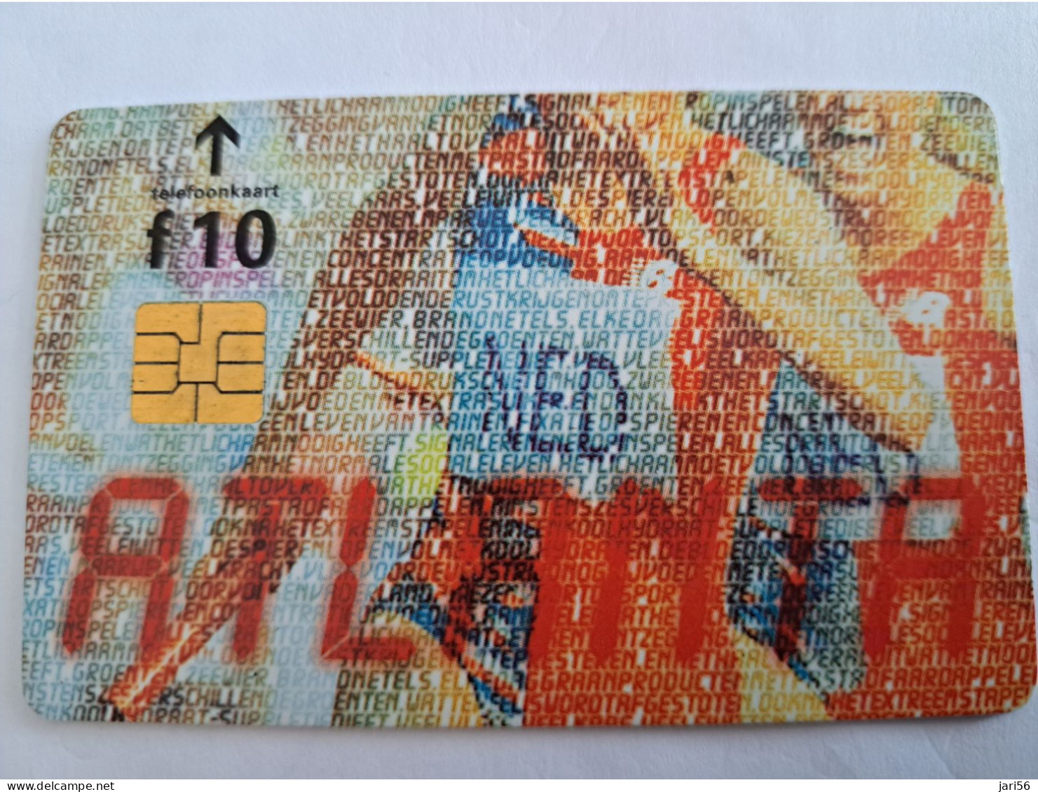 NETHERLANDS  CHIPCARD /HFL 10,00 / ATLANTA OLYMPICS   /  USED  CARD    ** 15025** - Non Classés