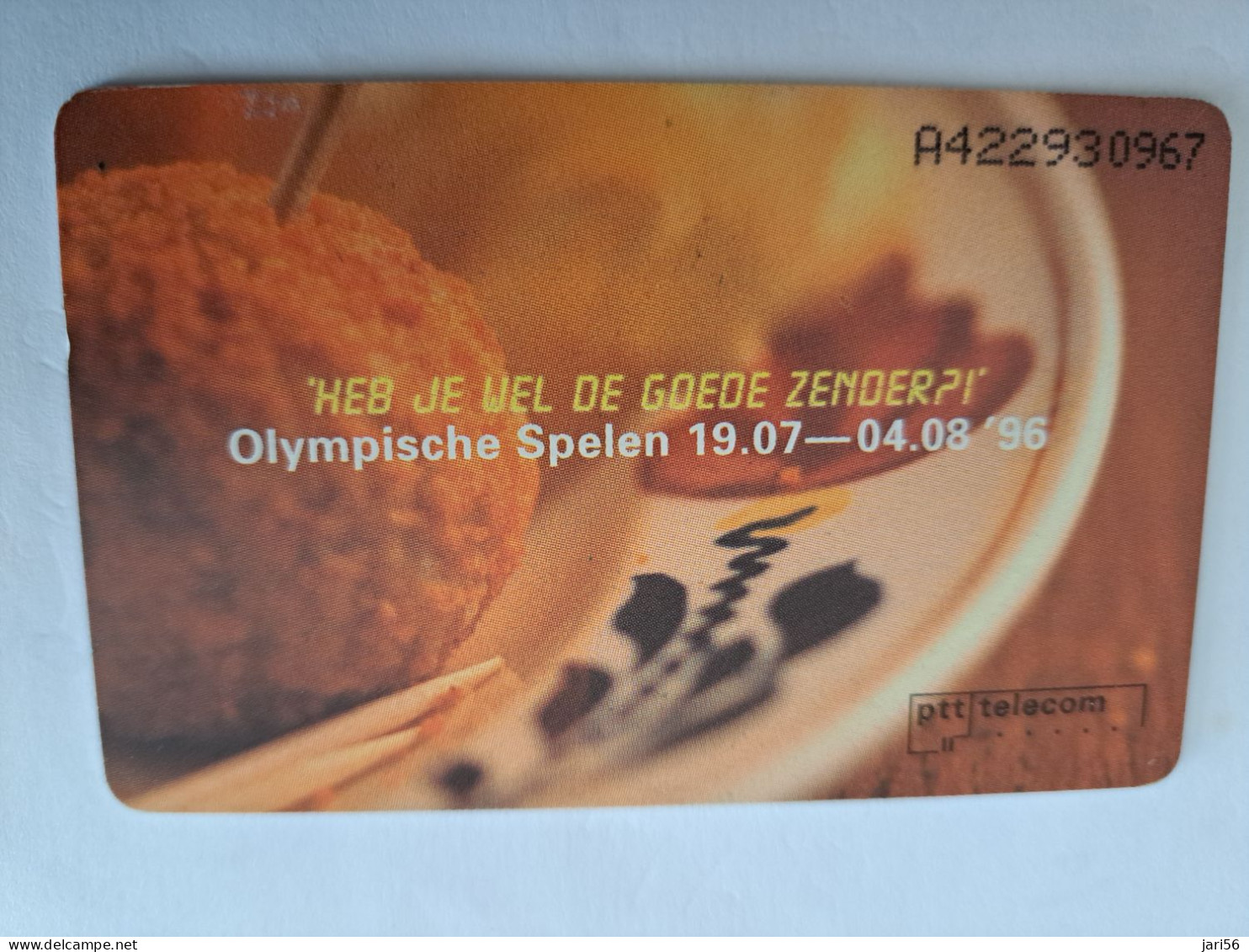 NETHERLANDS  CHIPCARD /HFL 10,00 / ATLANTA OLYMPICS   /  USED  CARD    ** 15025** - Unclassified