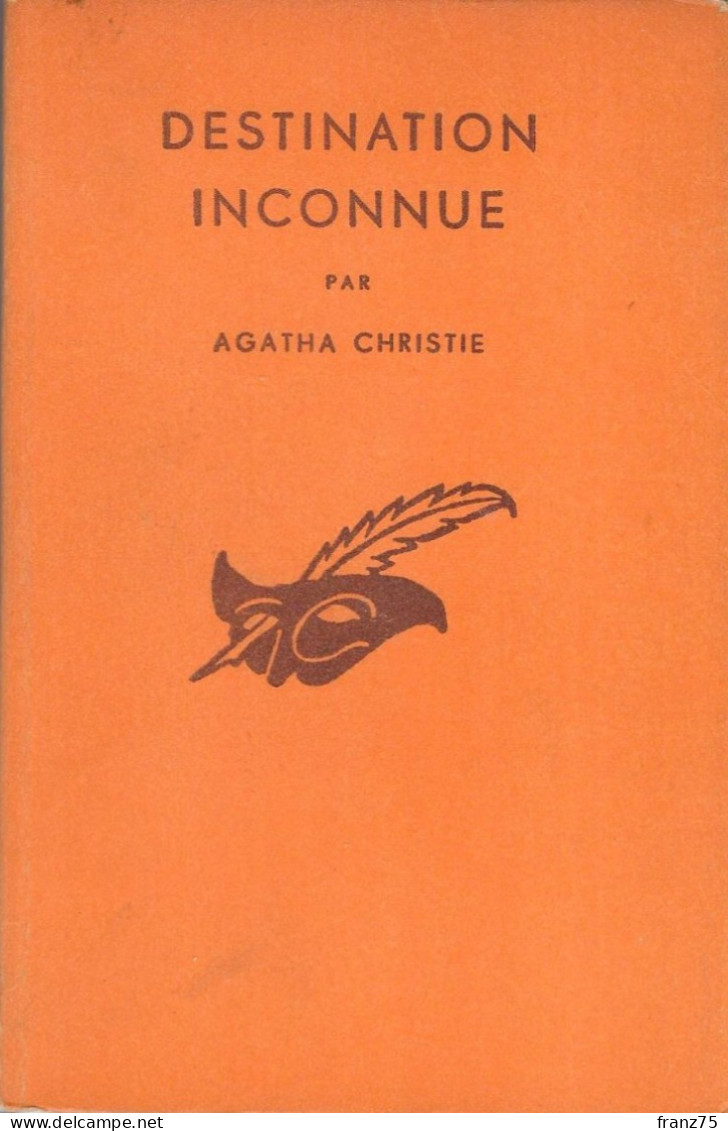 Destination Inconnue--A.CHRISTIE-Le Masque 1962--TBE - Le Masque