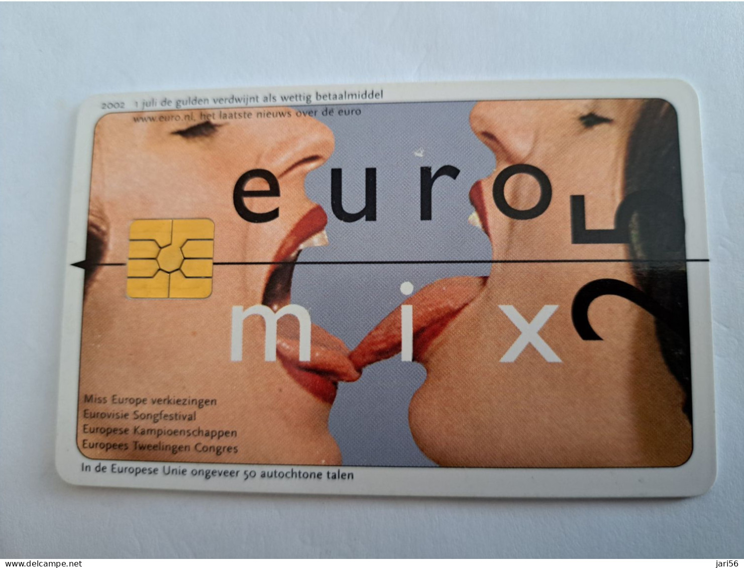 NETHERLANDS  CHIPCARD /HFL 25,00 / EUROMIX 2 LADYS TONGUE  /     /  USED  CARD    ** 15028** - Ohne Zuordnung