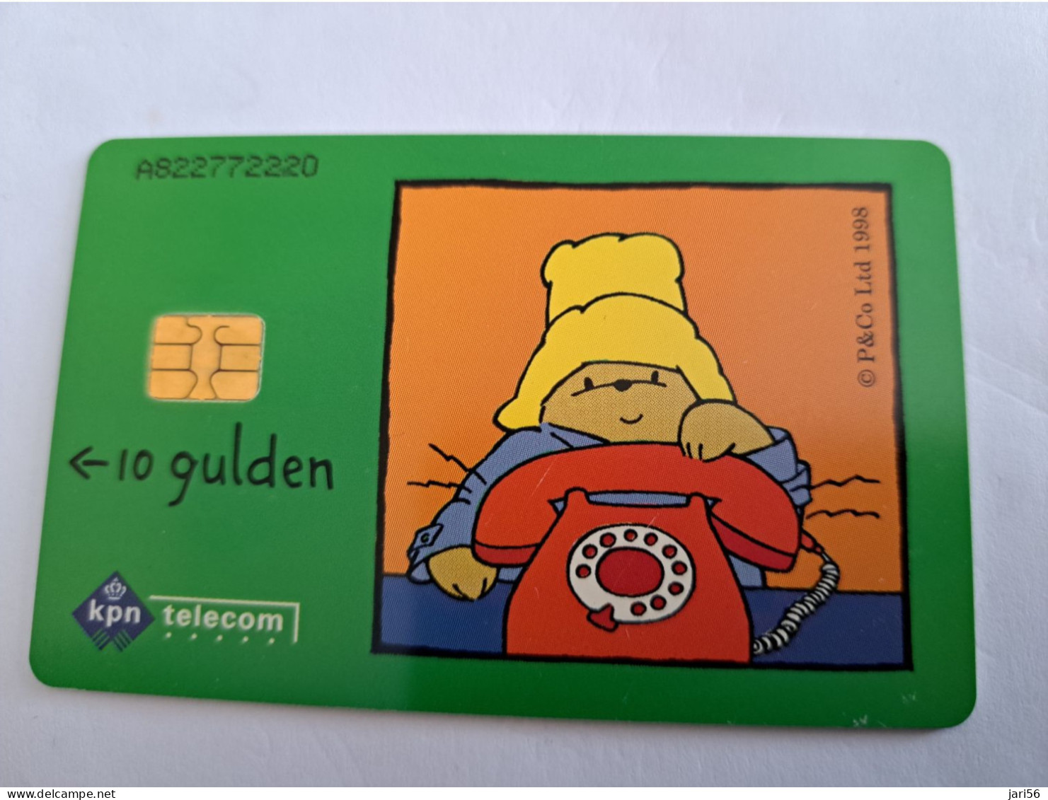 NETHERLANDS  CHIPCARD /HFL 10,00 CARTOON/ BEAR PADDINGTON   /     /  USED  CARD    ** 15030** - Non Classificati