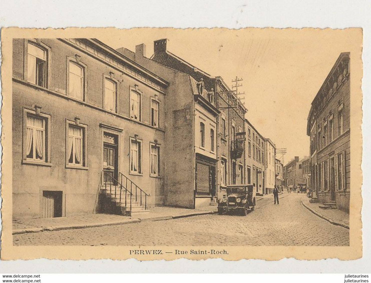 PERWEZ RUE SAINT ROCH CPA BON ETAT - Perwez