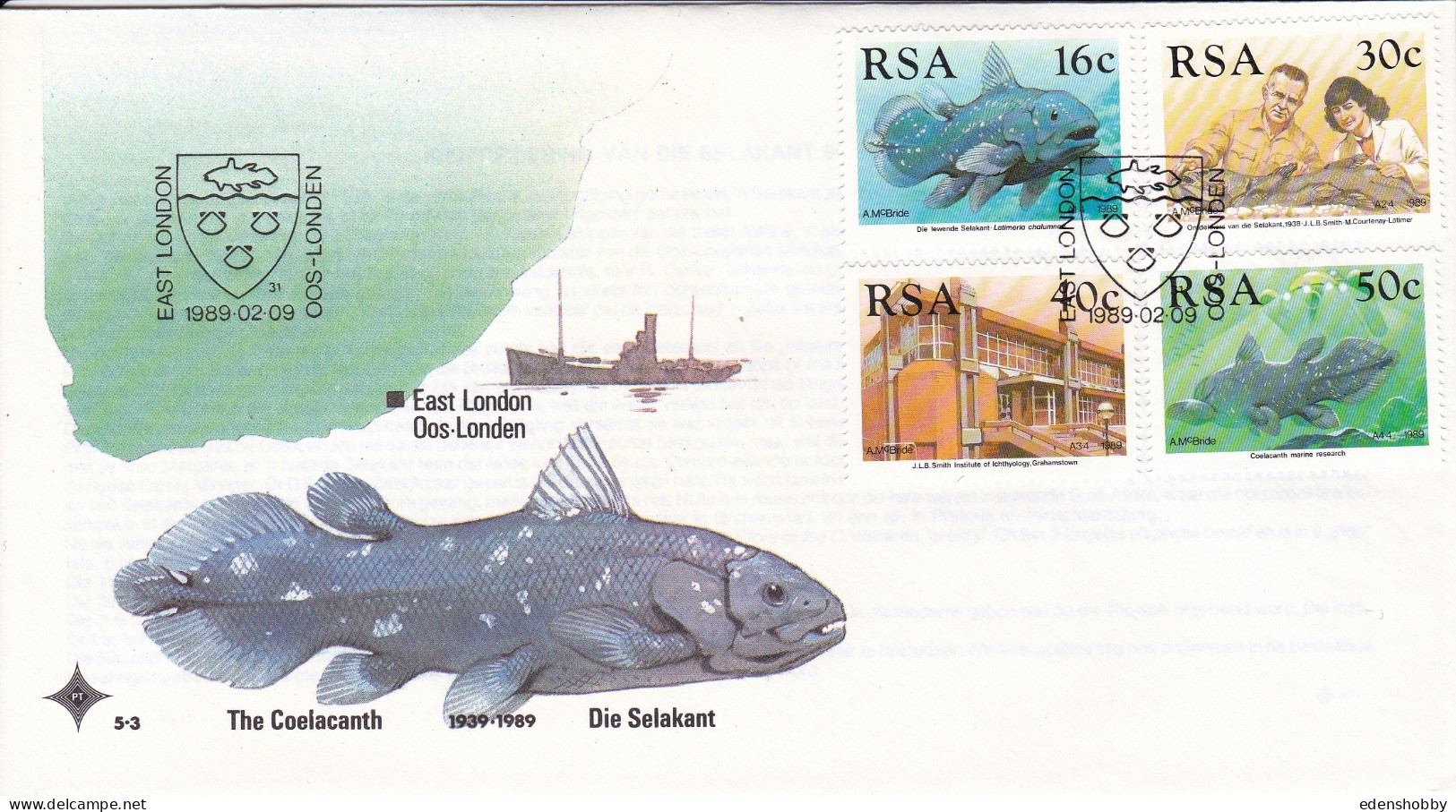 SOUTH AFRICA RSA 1988-89 10 Official First day Covers FDC 4.24 4.25 4.25.1 4.26  S14 5.2 5.3 5.3.1 5.4 5.5