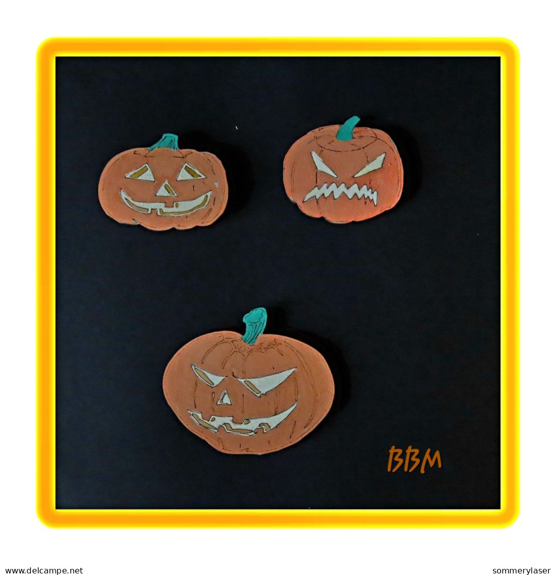 Lot De 3 Magnet Haloween - Personnages