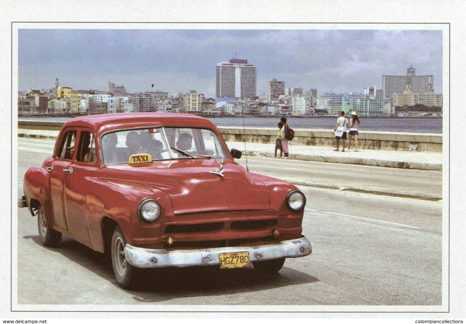 Lote PEP966, Cuba, 2013, Entero Postal, Postal Stationary, Malecon De La Habana, Old Car, 19/32, Postcard - Maximumkarten